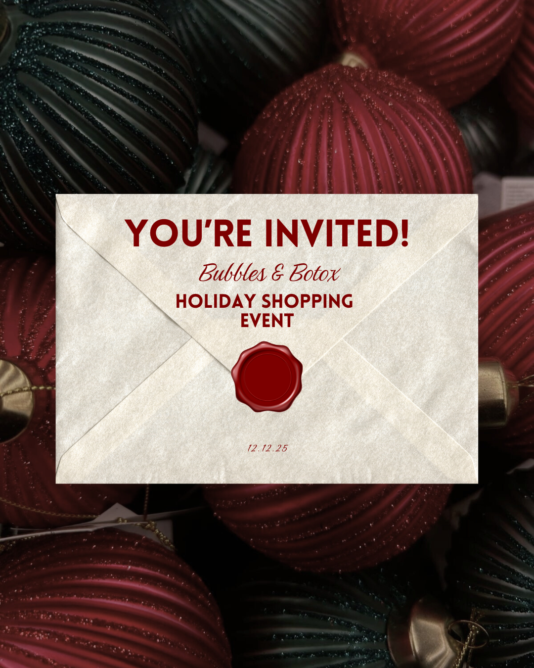 Bubbles, Botox & Holiday Shopping at Palma Boutique