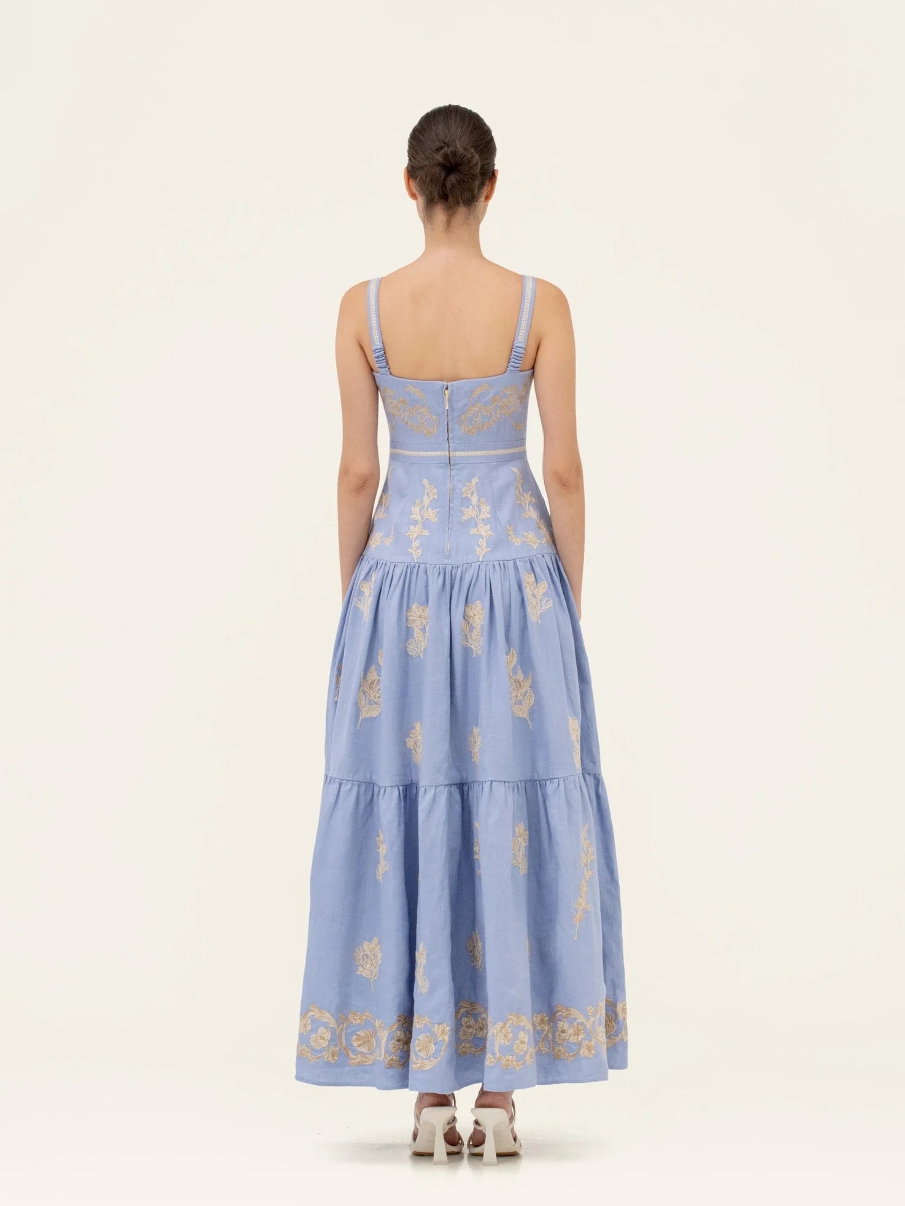 agua-by-agua-bendita-Lima Madera Maxi Dress - Blue-Multi