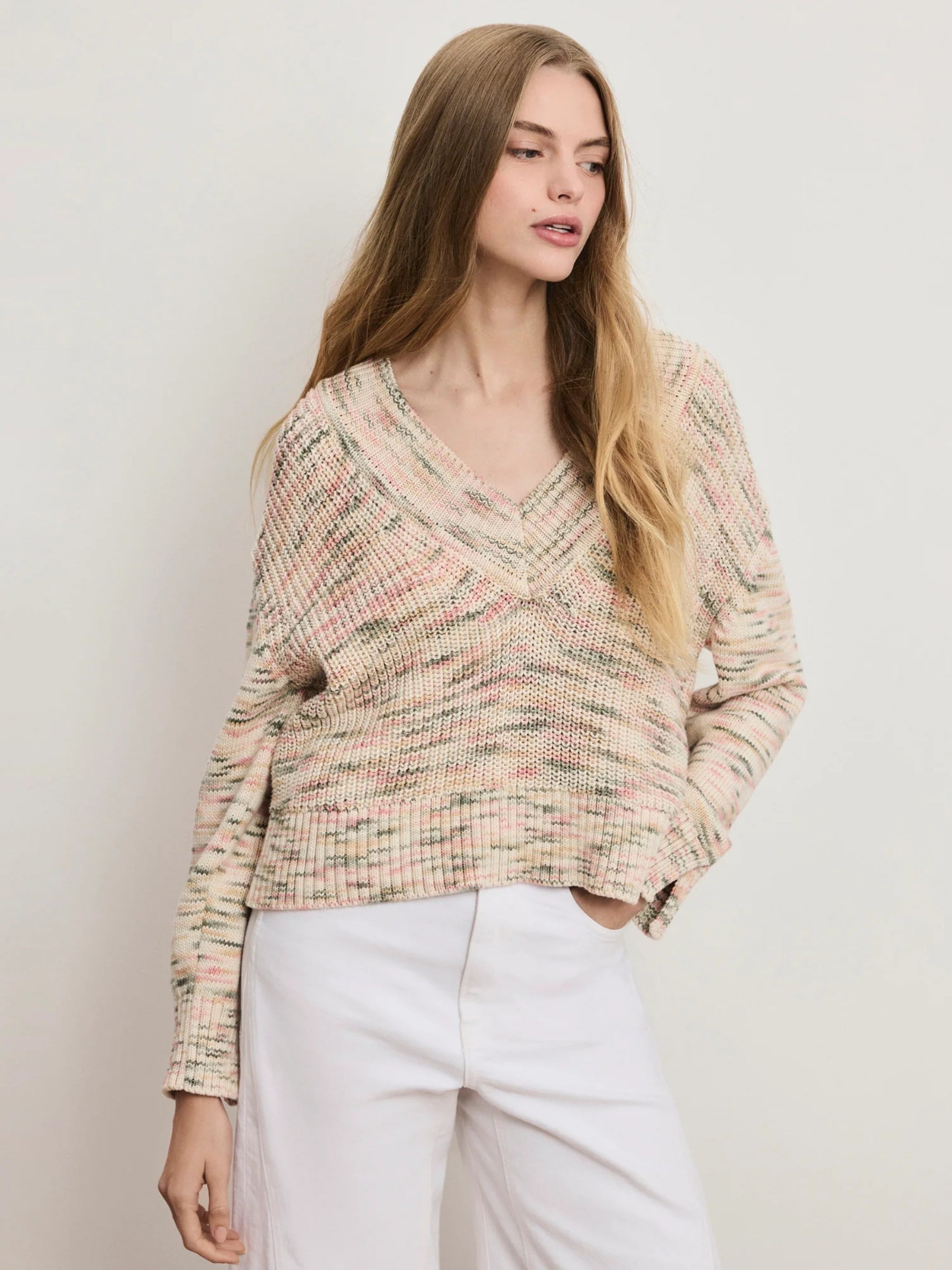 Anola Pullover - Petal Multi