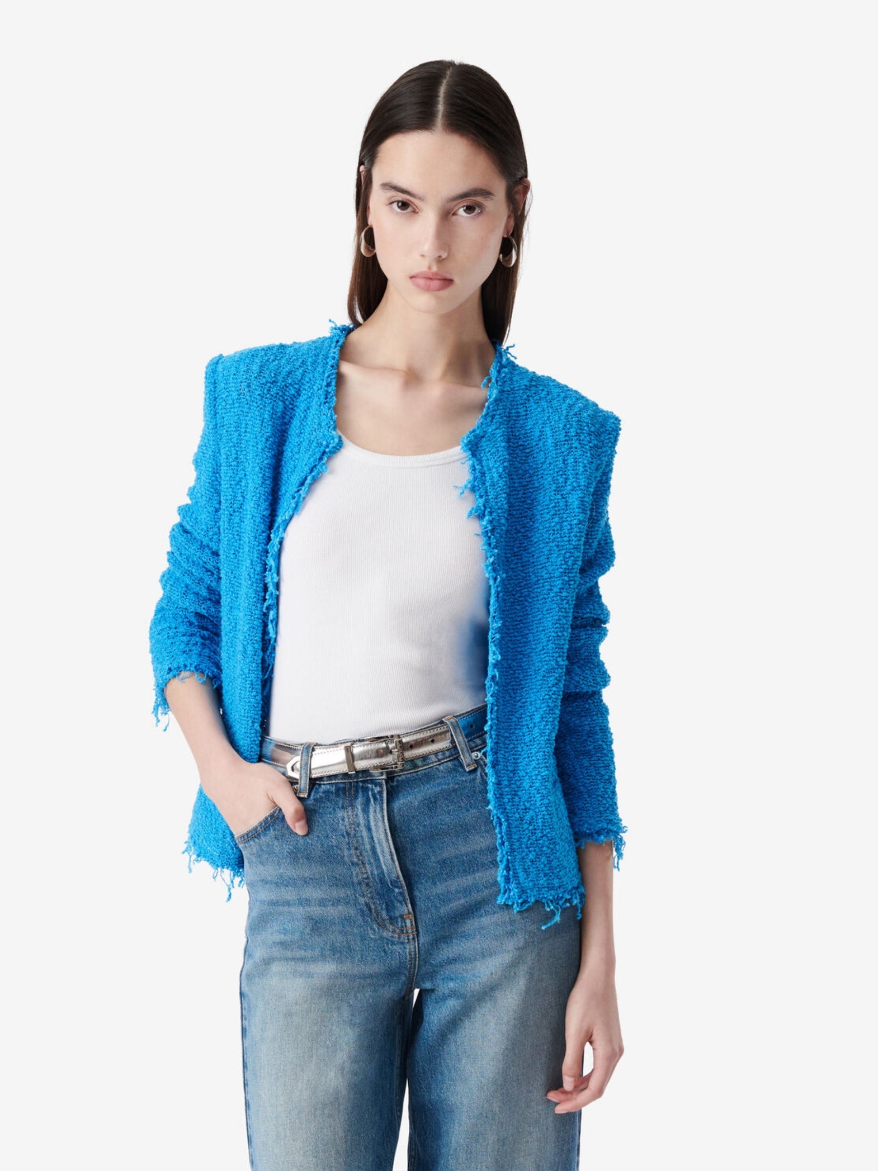 Shavani Jacket - Acid Blue