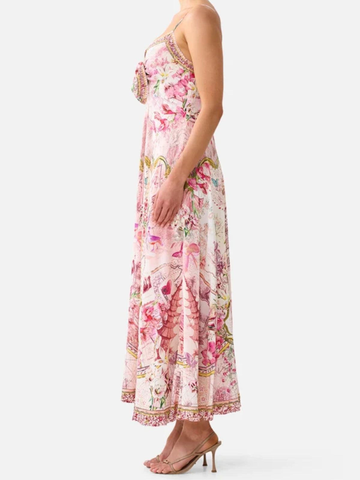 Long Dress w/ Tie Front - Journal De Voyage