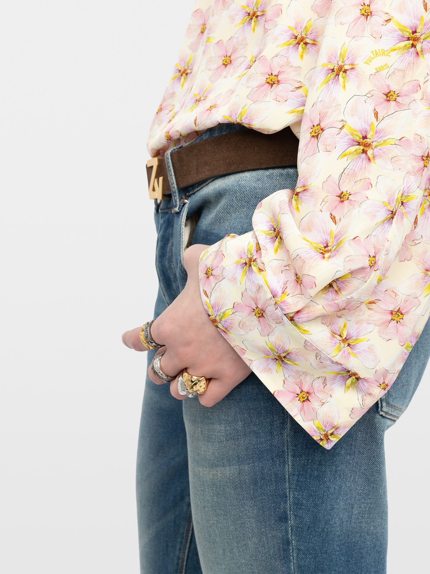 Torny Blouse - Mirror Flowers