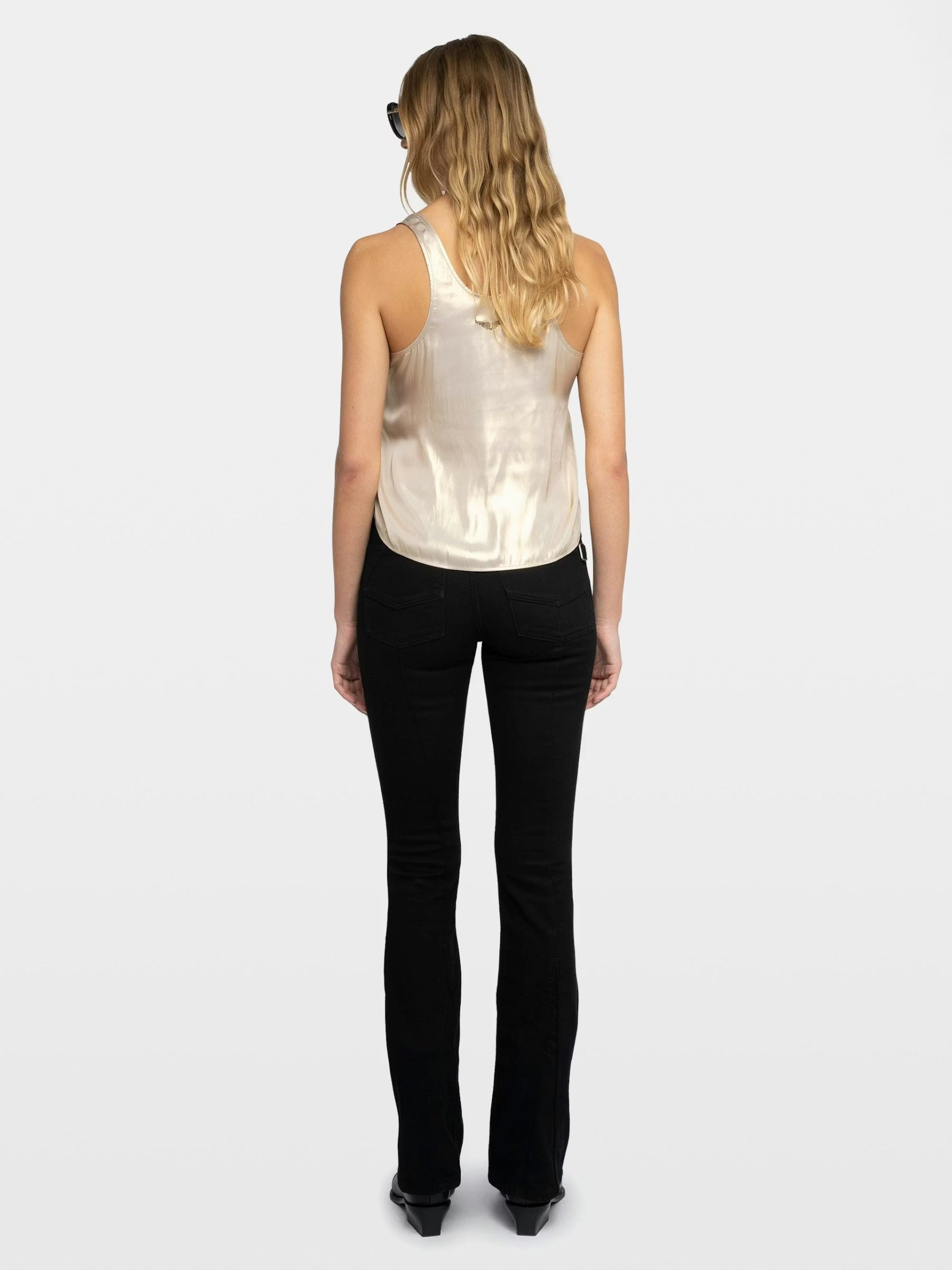 Tarys Tank - Satin Gold by Zadig & Voltaire — view 4