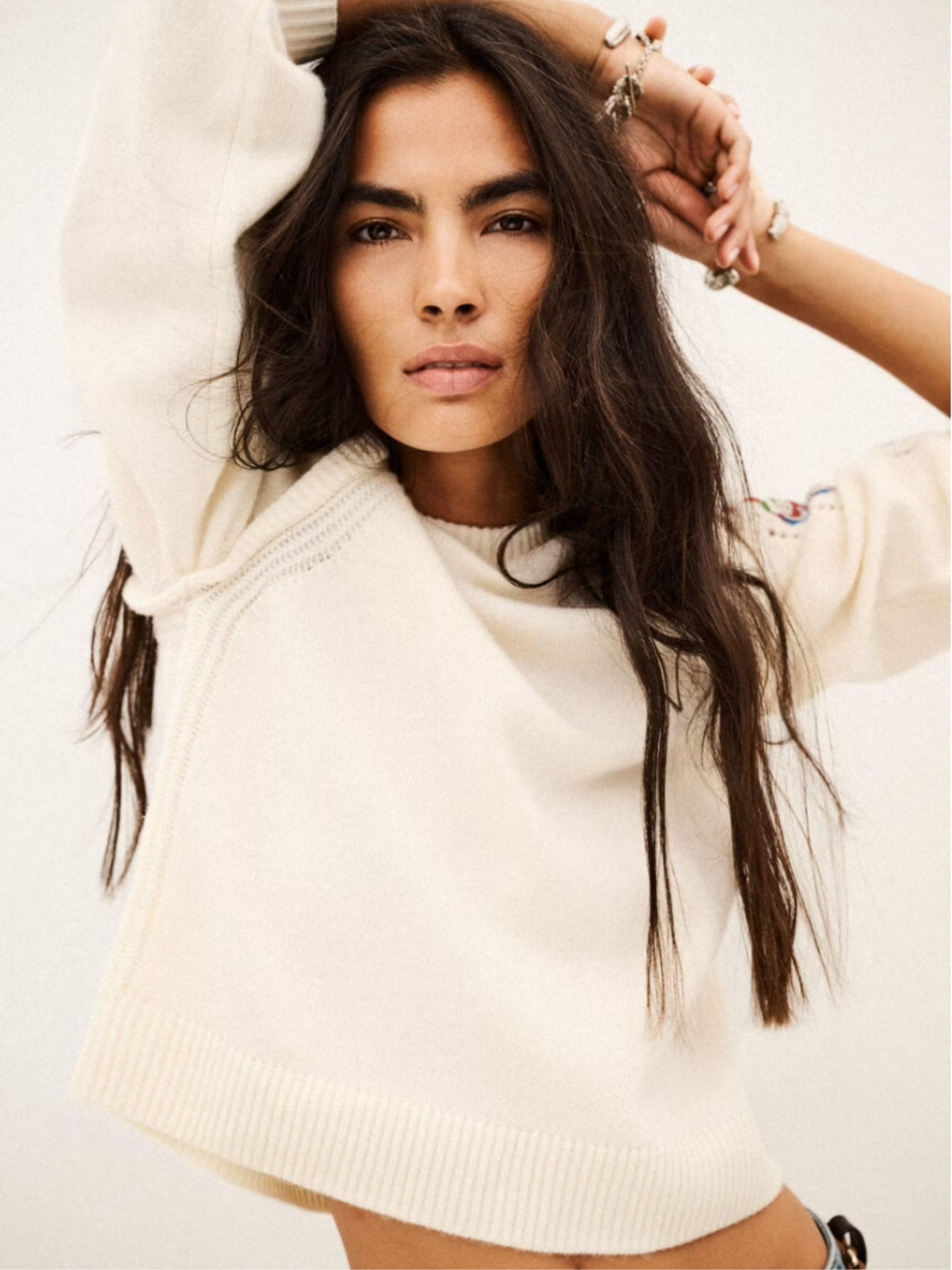 Elda Wool Pullover - Ecru