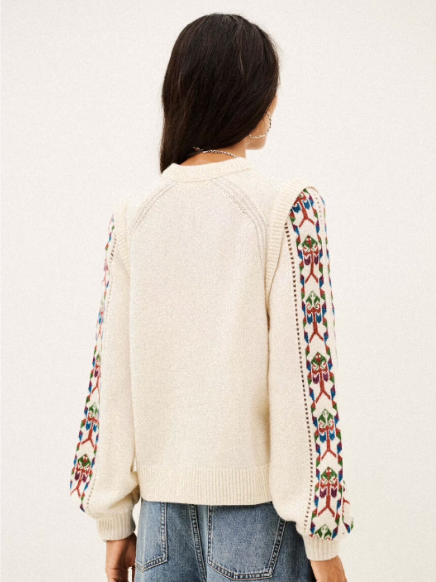 Elda Wool Pullover - Ecru