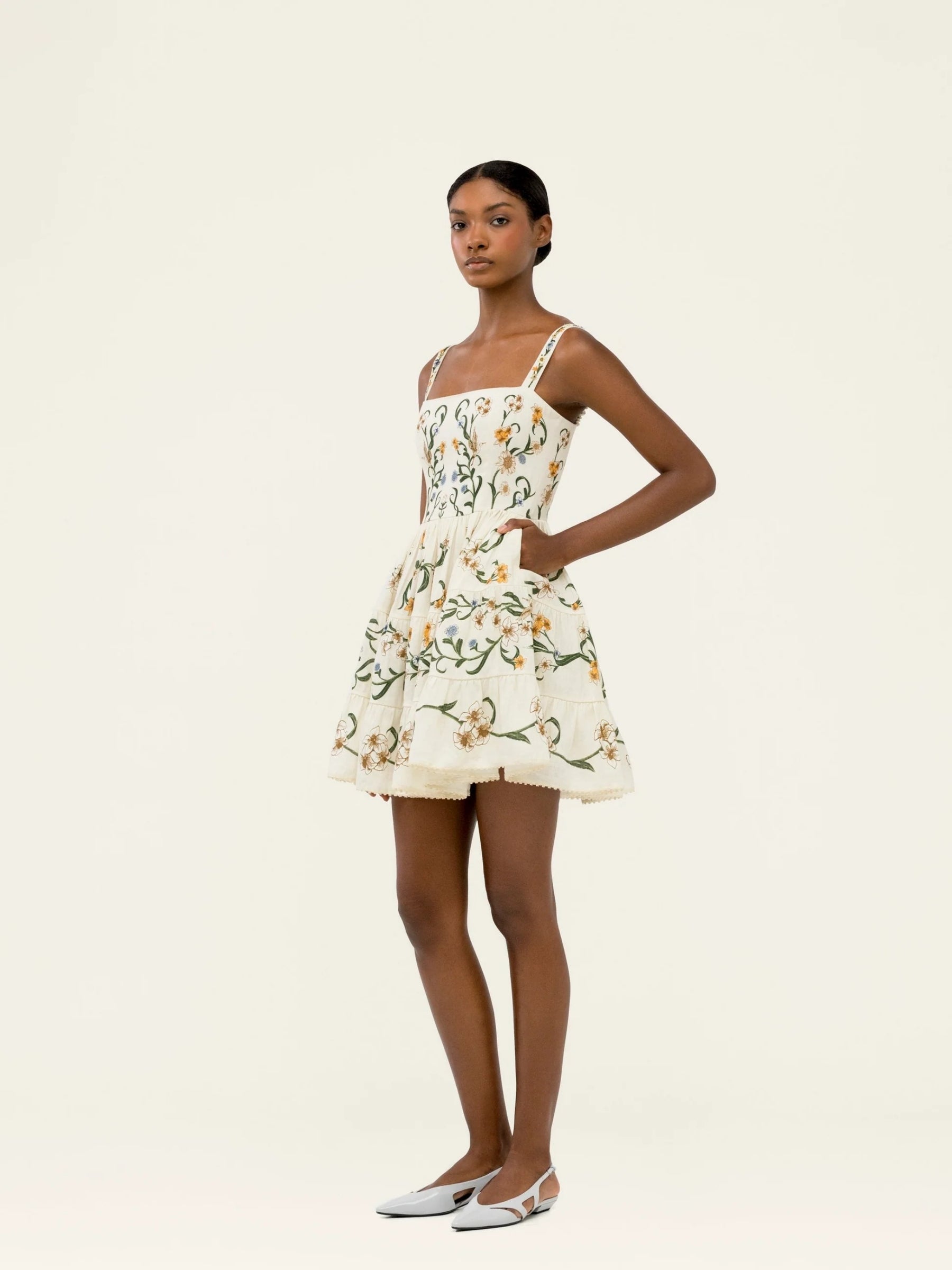 Lima Mini Laguna Dress by Agua by Agua Bendita — view 3