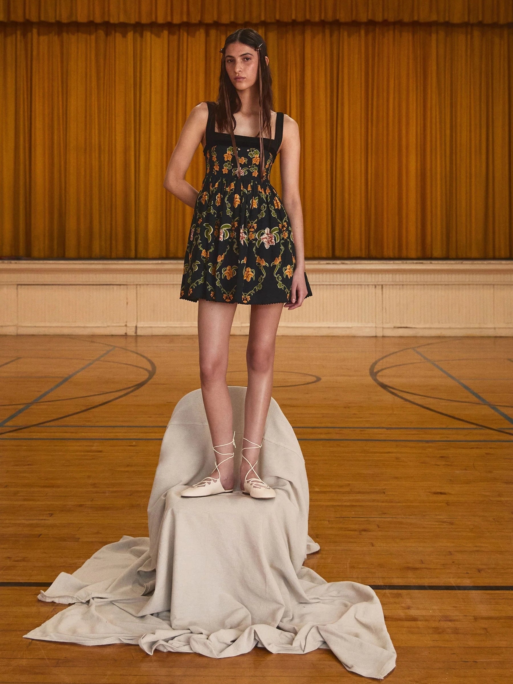 Barbara Cordillera Mini Dress by Agua by Agua Bendita — view 3