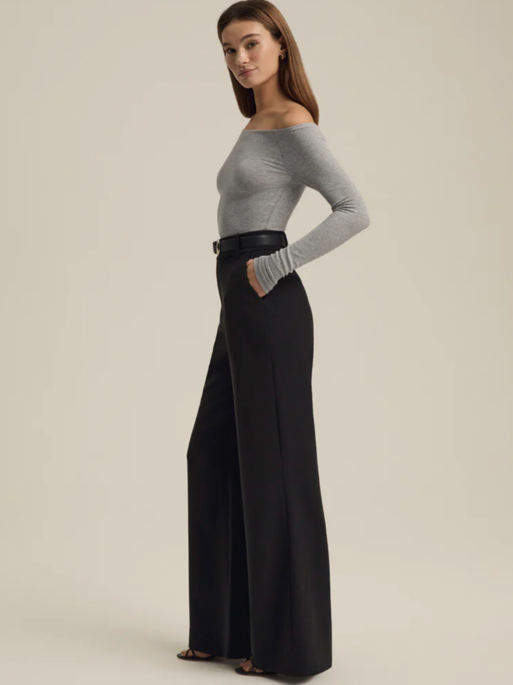 The Sara Top - Heather Grey