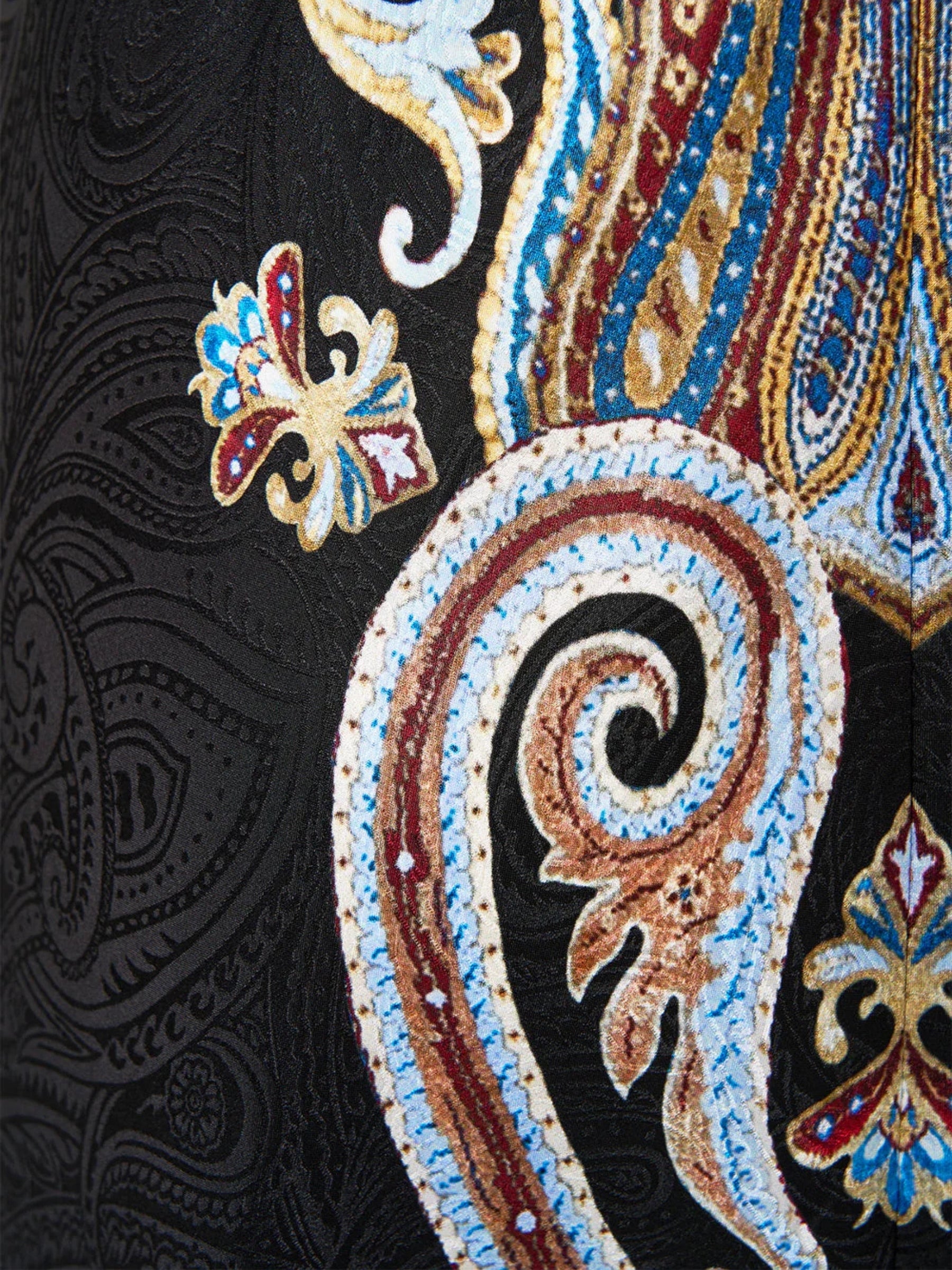 Lace Splice Bias Long Dress - Istambul Animalia