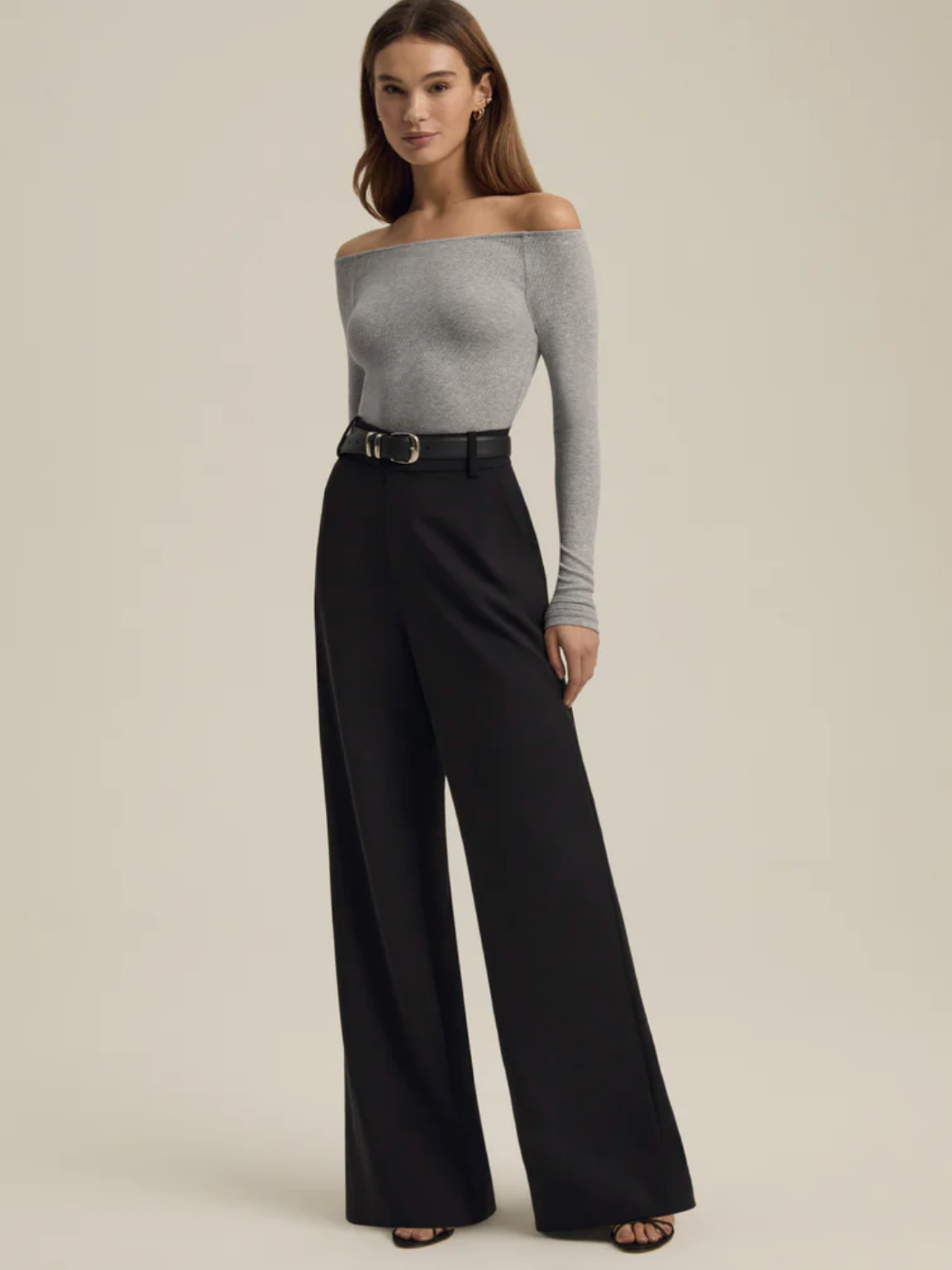 The Sara Top - Heather Grey