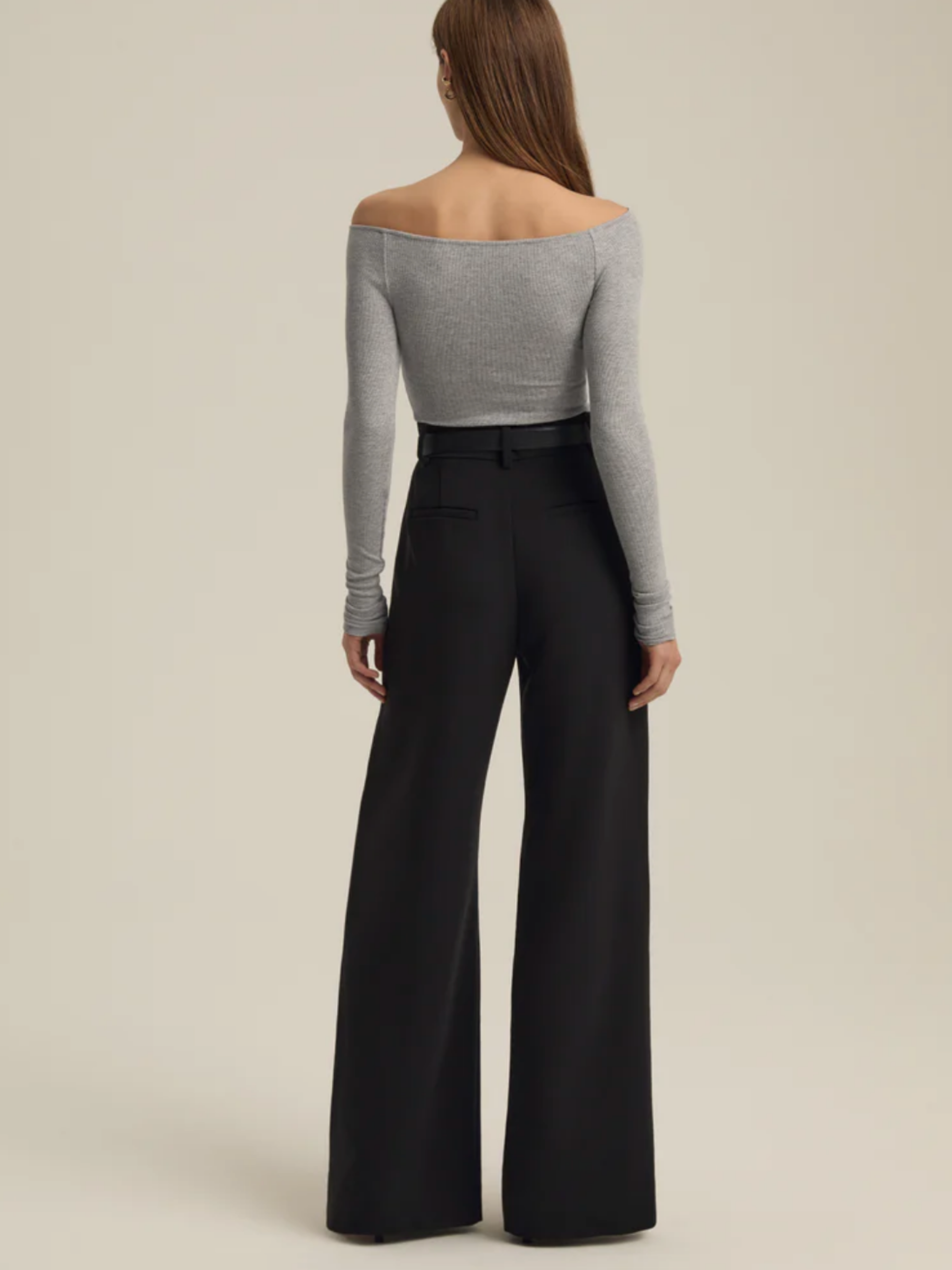 The Sara Top - Heather Grey