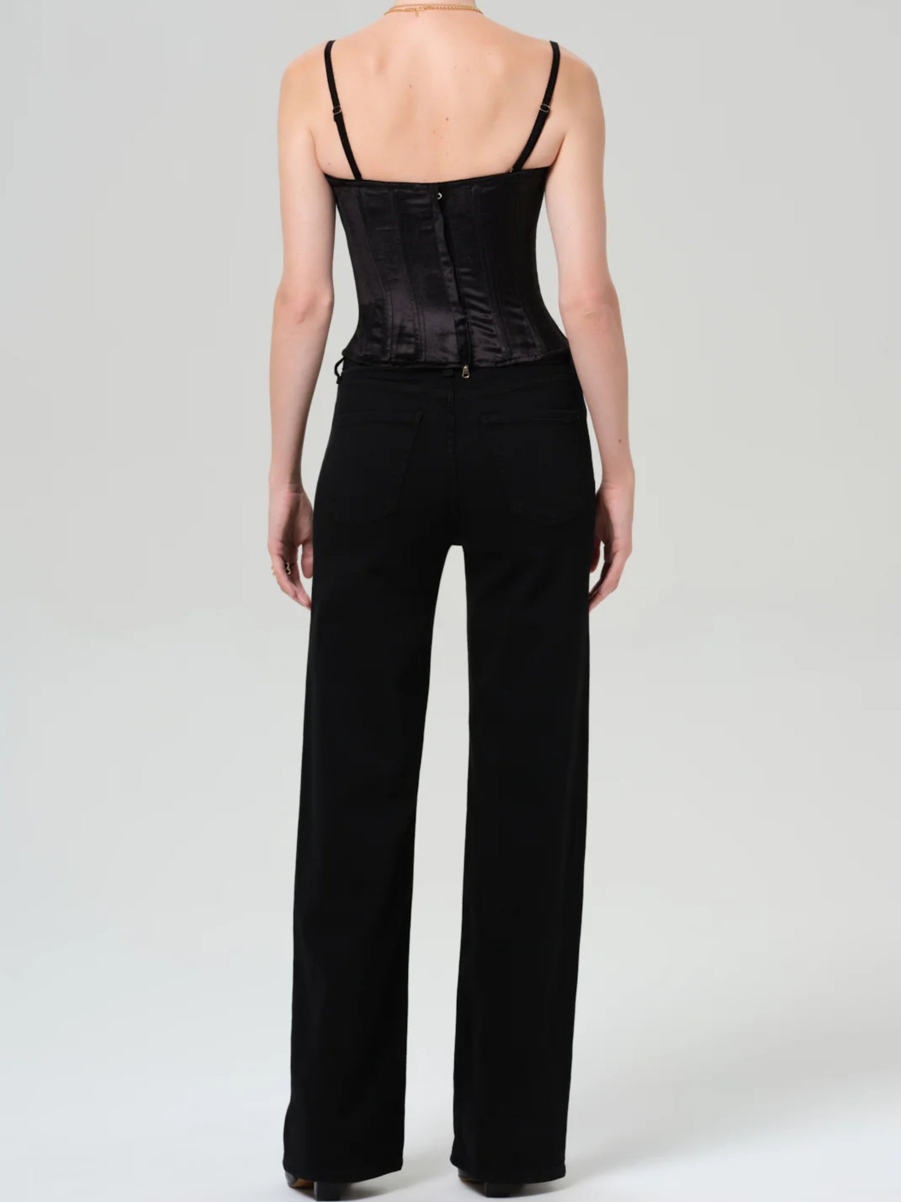 Annina 30in Wide Leg Jean - Starless