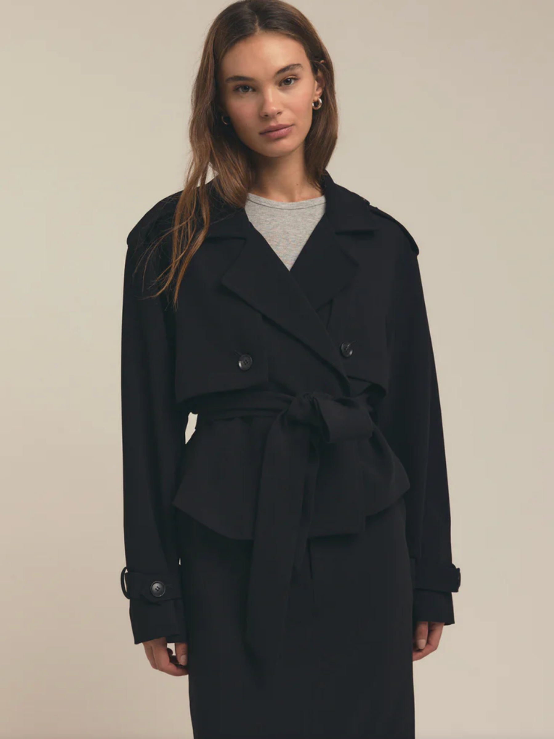 The Cropped Charles Trench - Black