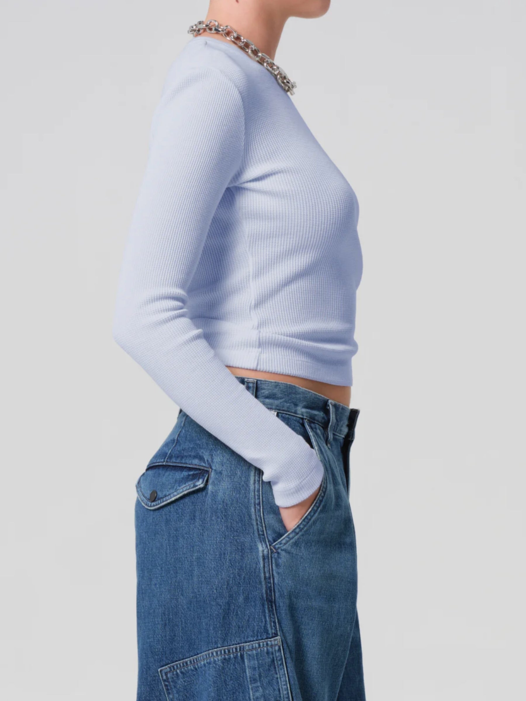 Pilar Crewneck - Perri by Citizens of Humanity — view 4