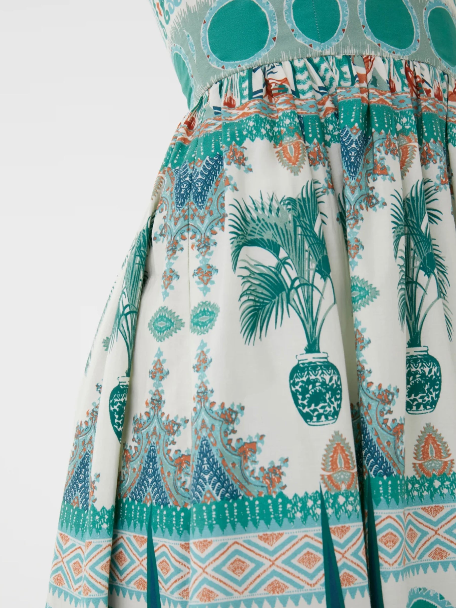 Johanna Tribal Botanic Maxi - Green