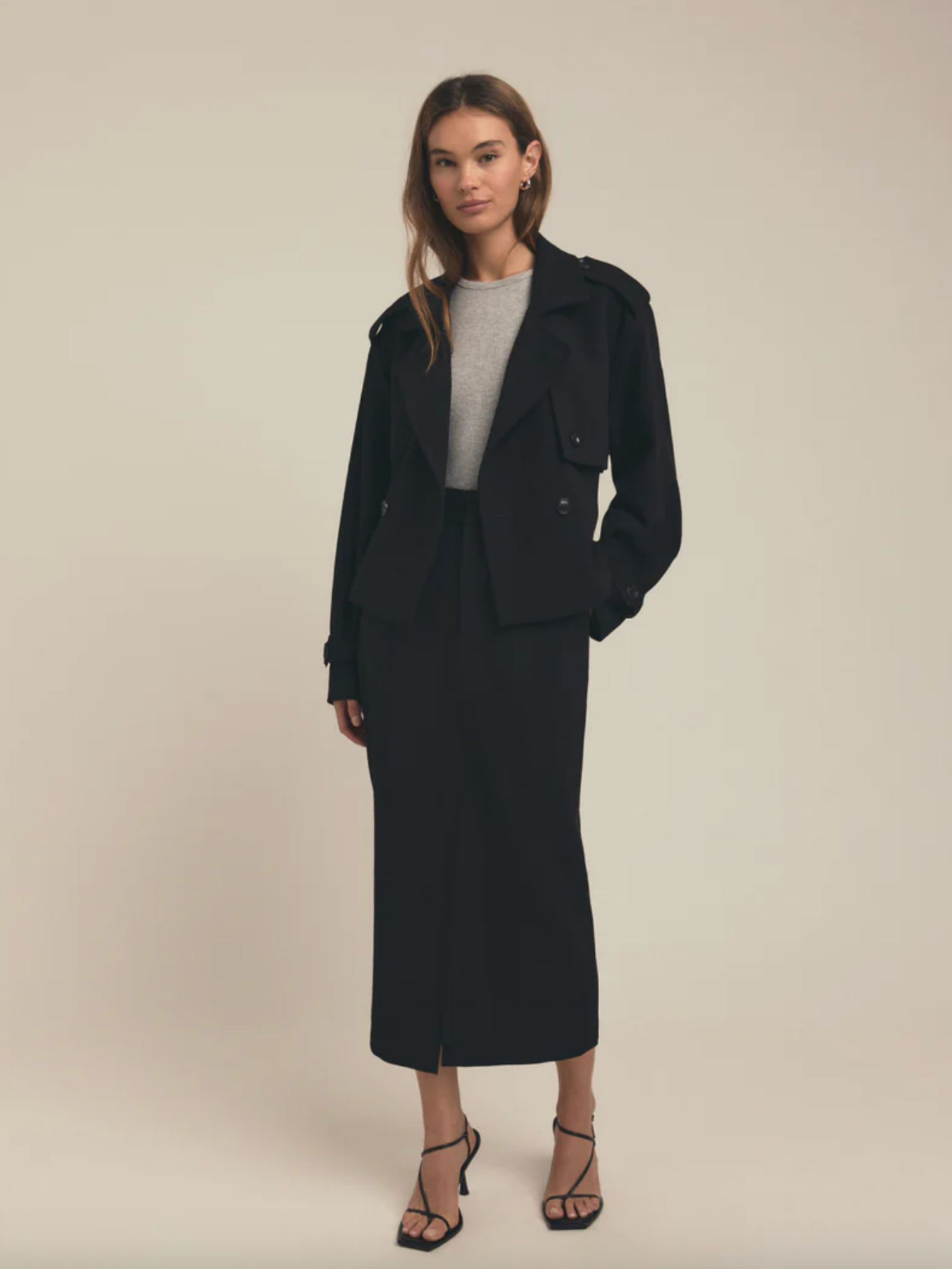The Cropped Charles Trench - Black