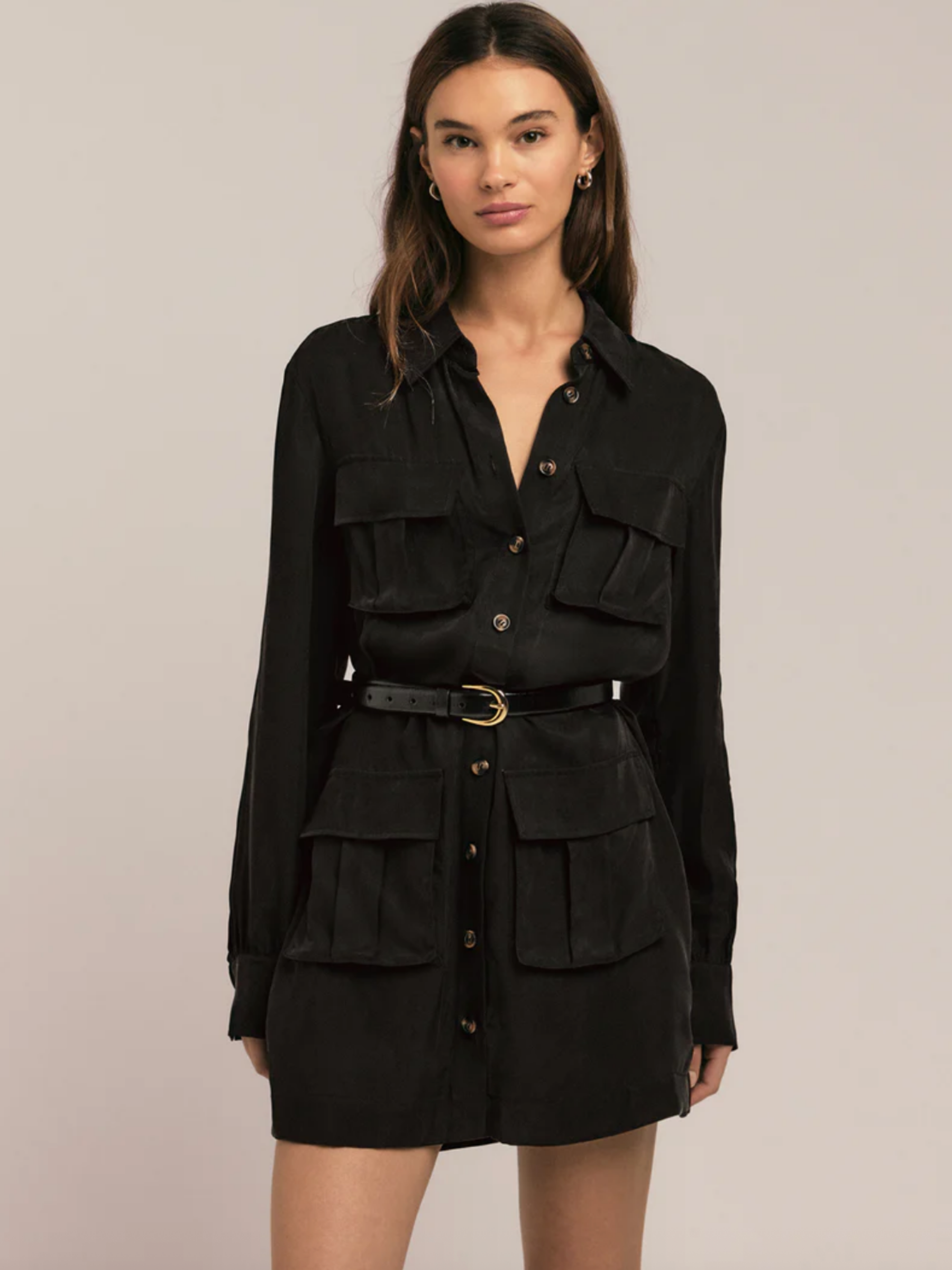 The Utility Glamour Dress - Black