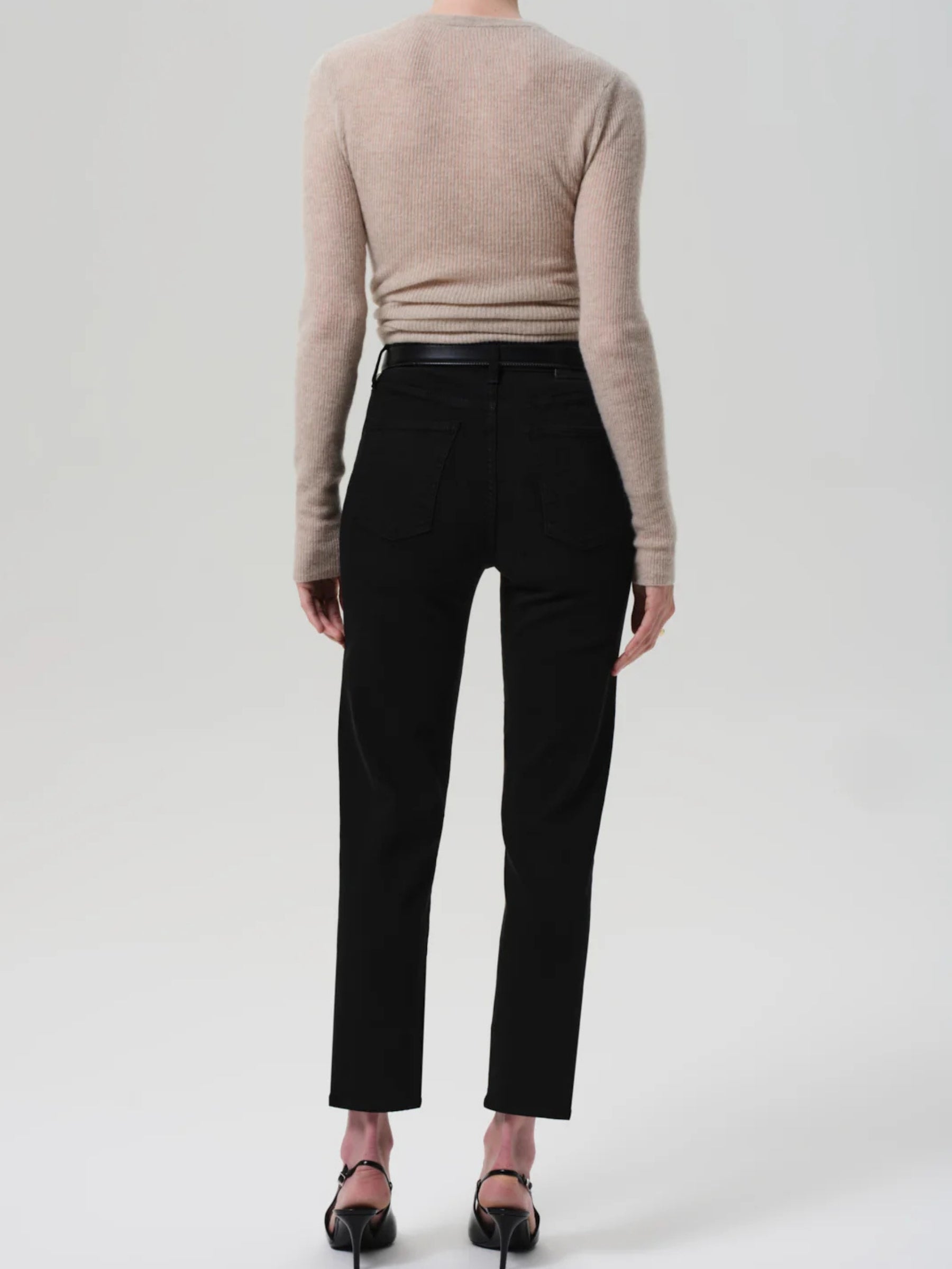 Caia Straight Leg Jean - Plush Black