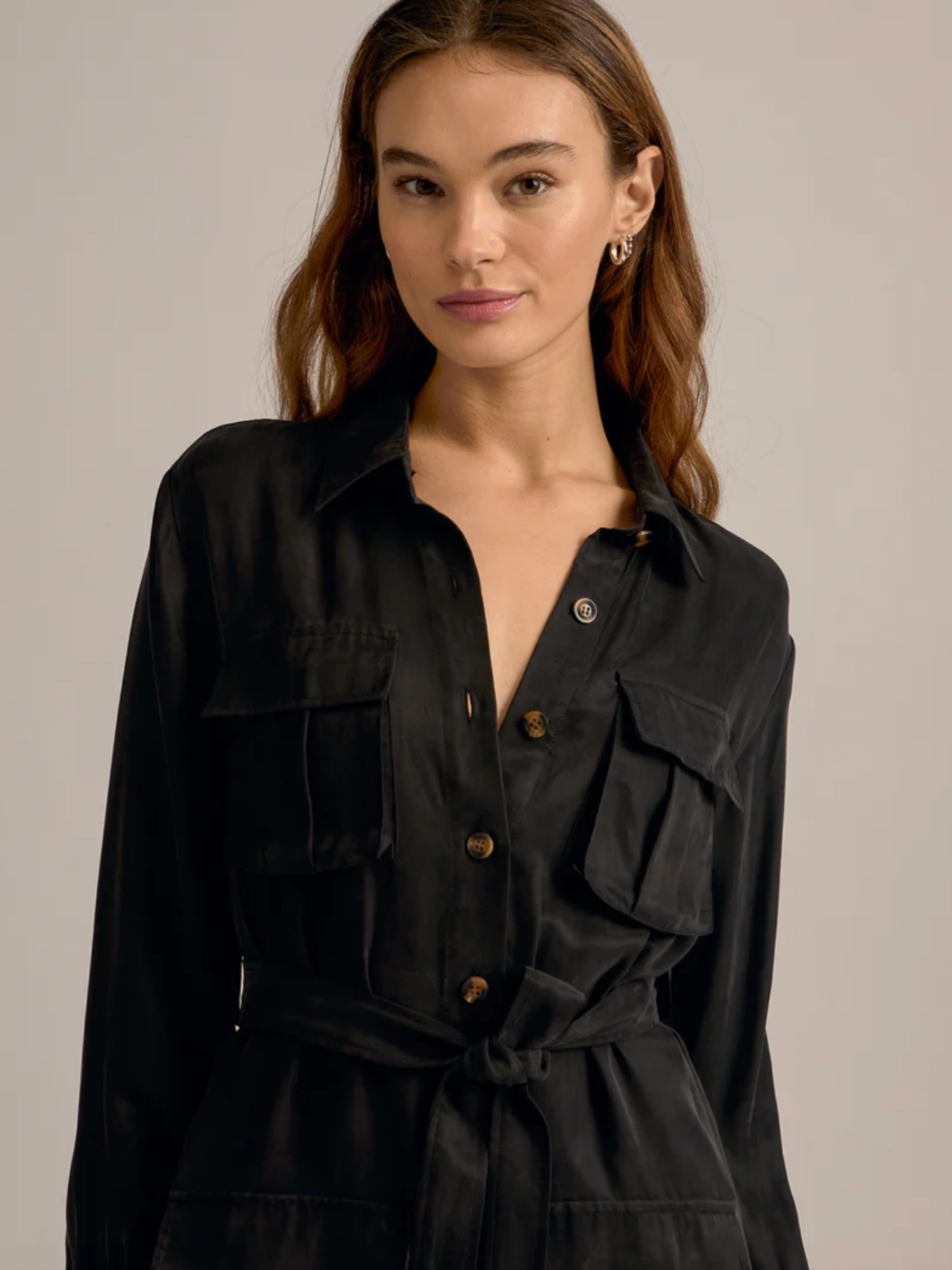 The Utility Glamour Dress - Black