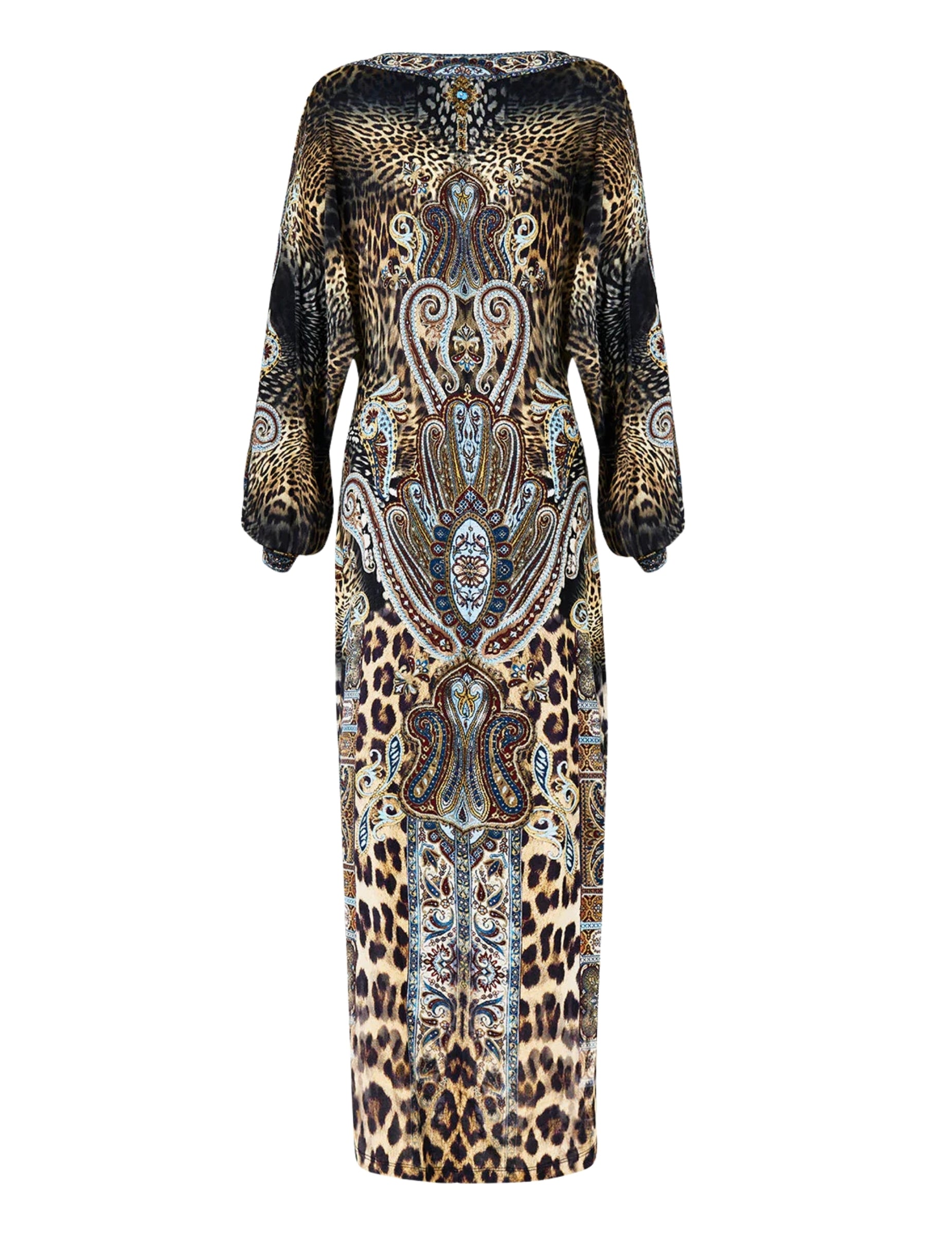 Twist Front Dress - Istambul Animalia