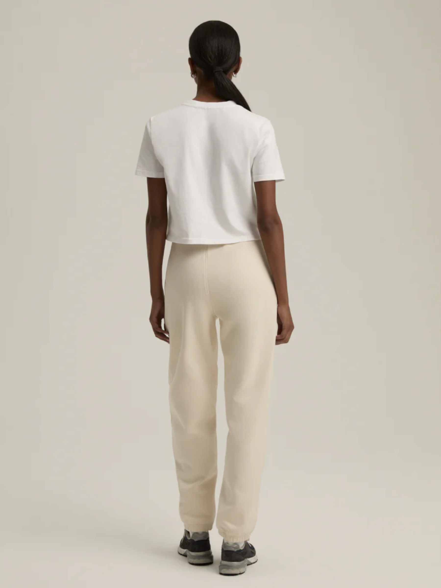 Logo Jogger - Ivory
