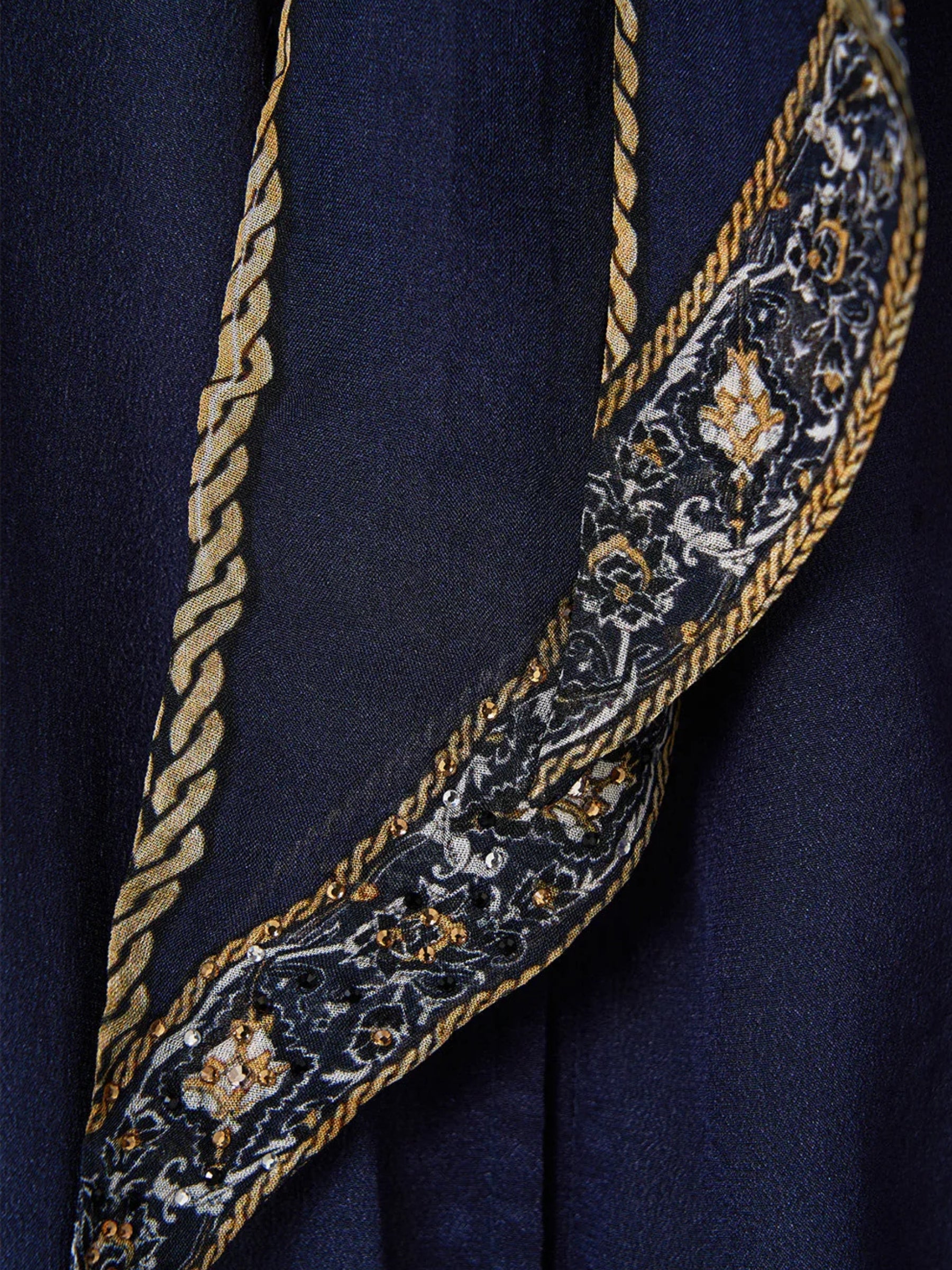 Detachable Pussy Bow Raglan Blouse - The Imperial Gate