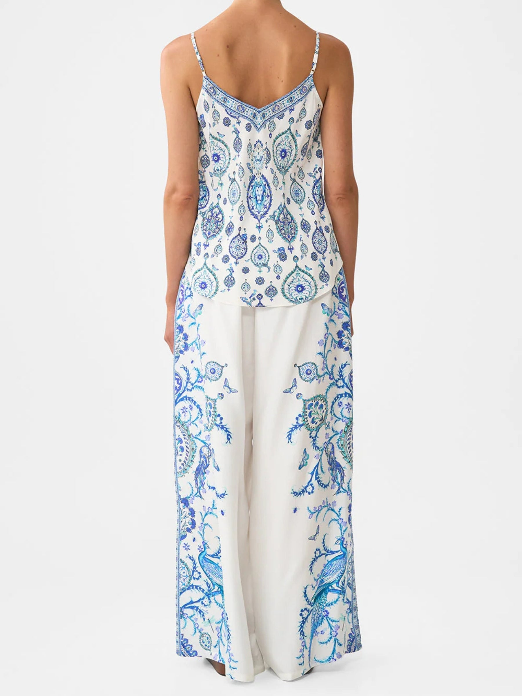 V Neck Bias Cami - Isnik Lullaby