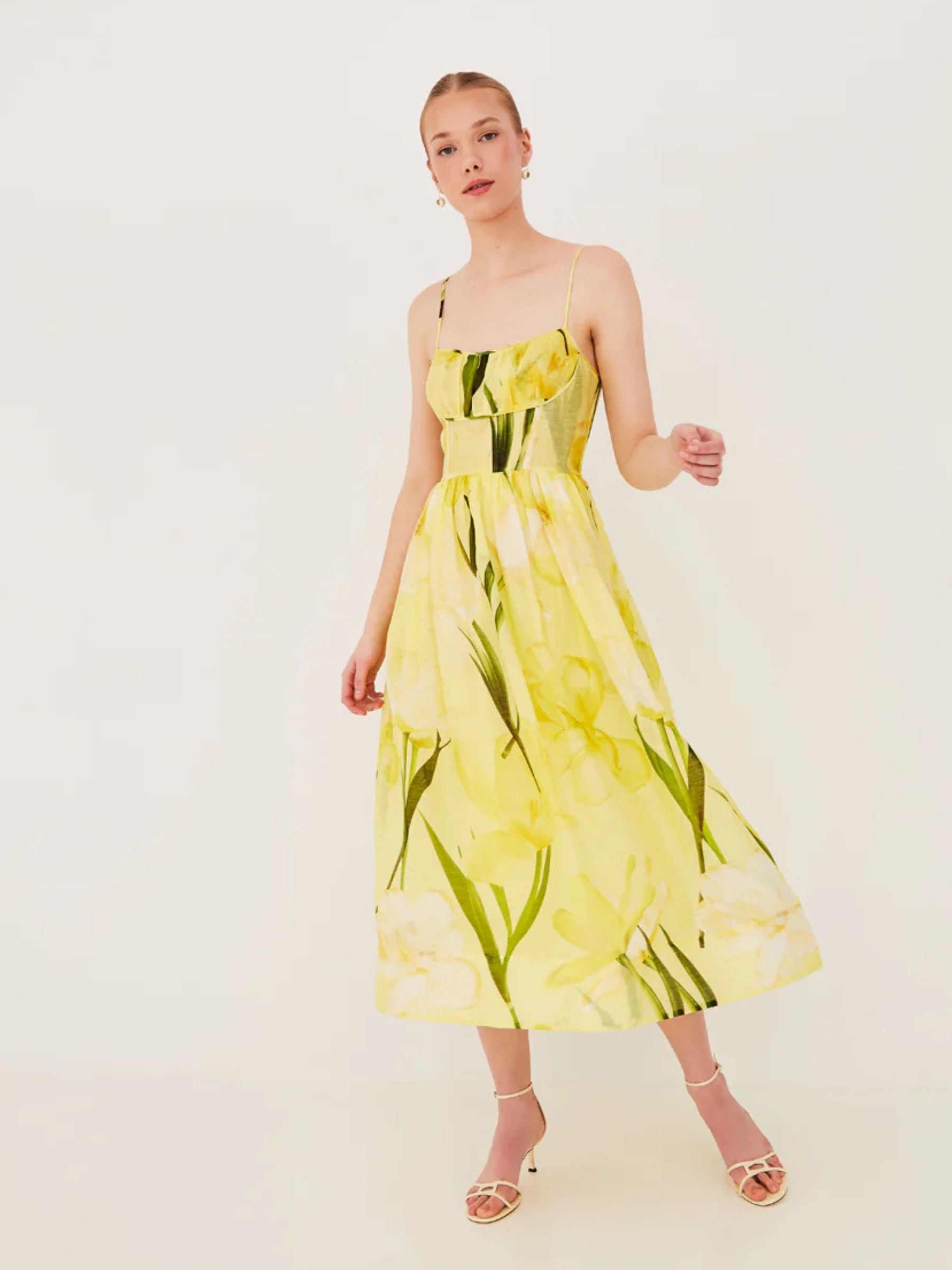 lemon midi dress Alba Midi Dress