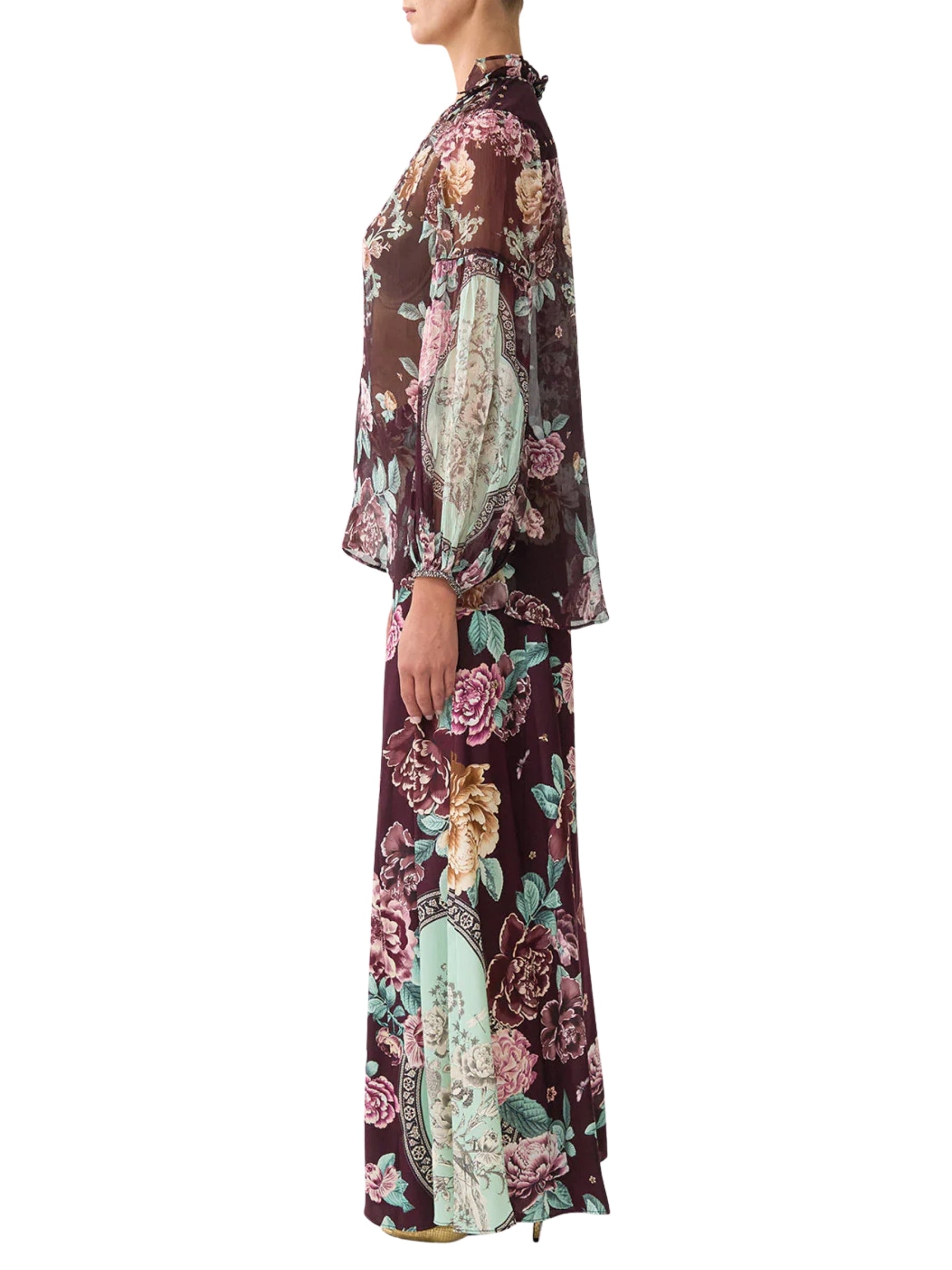 Frill Collared Blouse - If These Tiles Could Talk