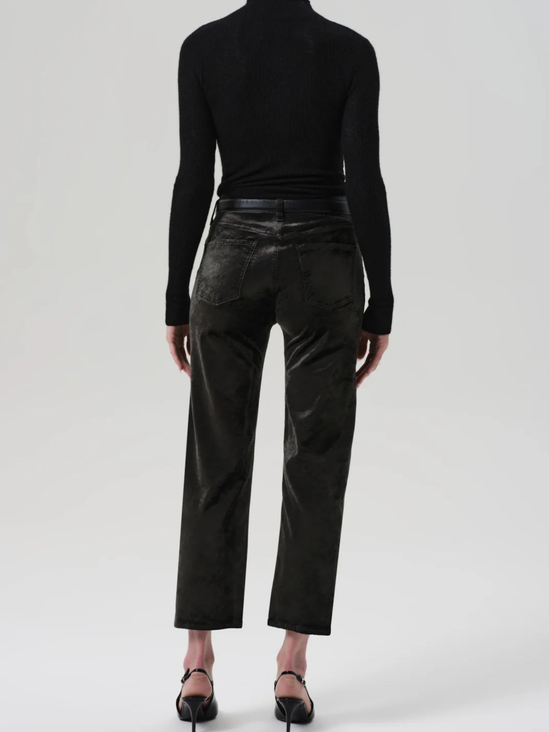 Velvet Delfina - Dark Green