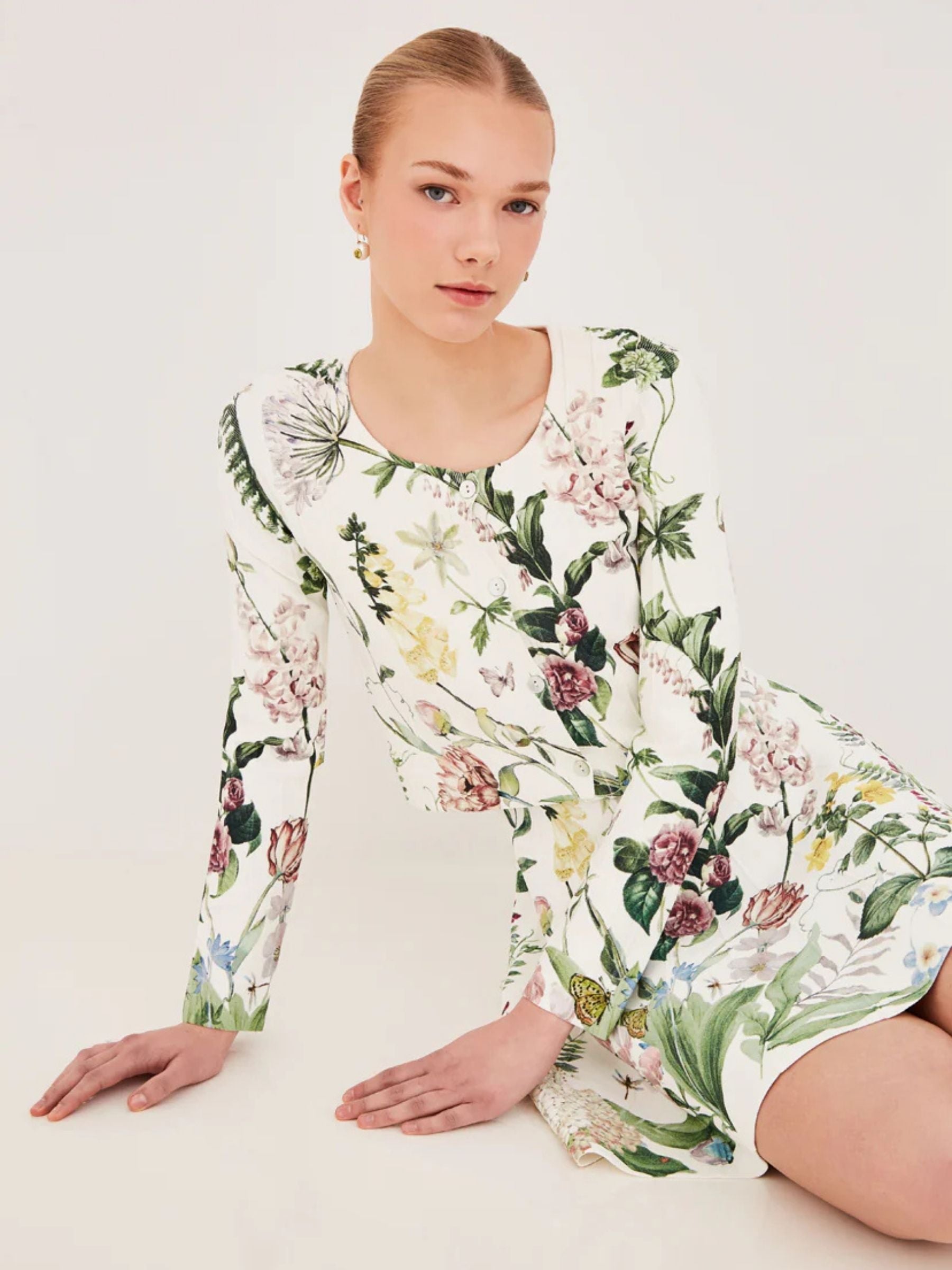 Rose Cardigan - Bloomsfield Ivory