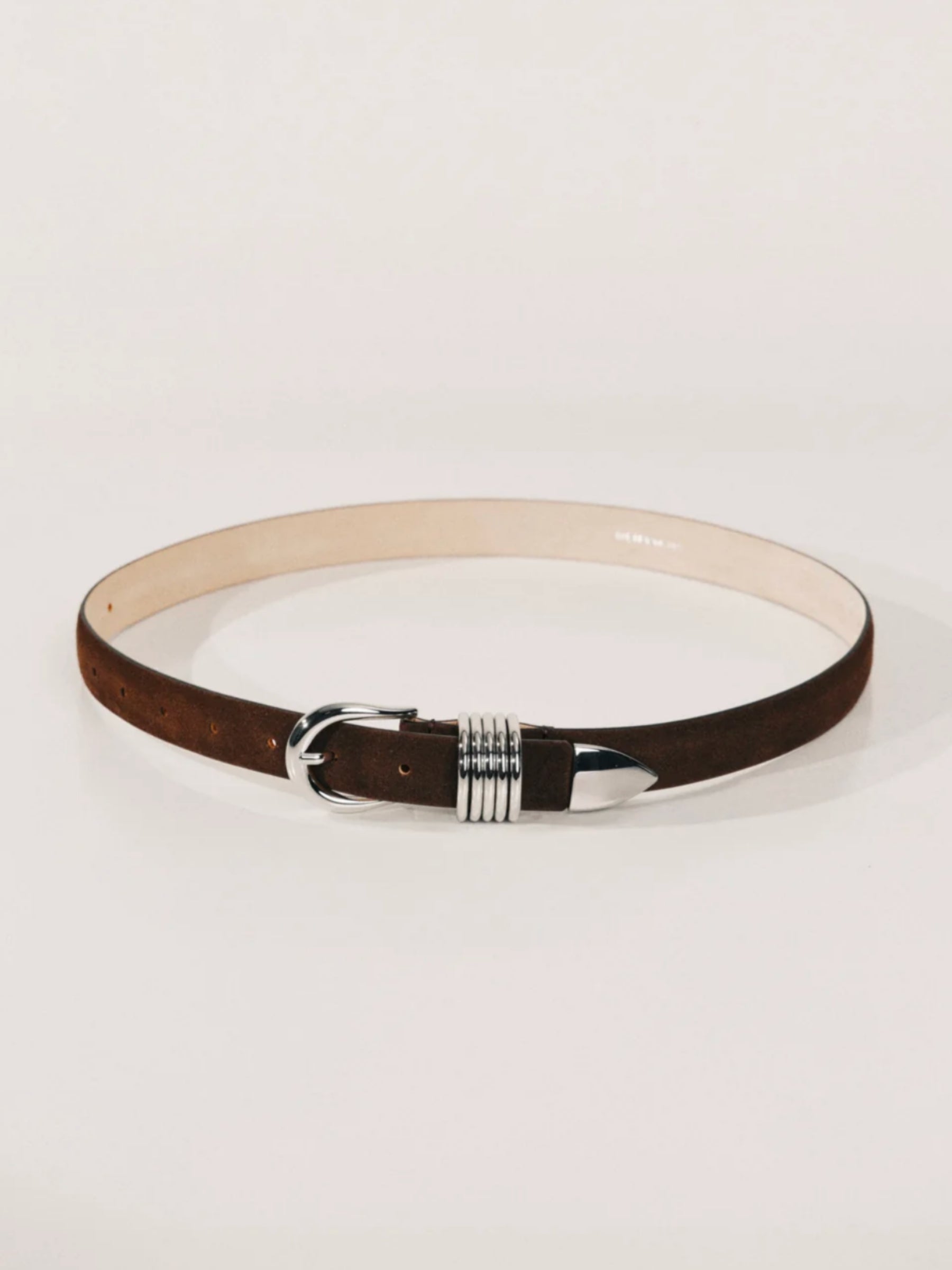 Hollyhock Suede - Chocolate/Silver