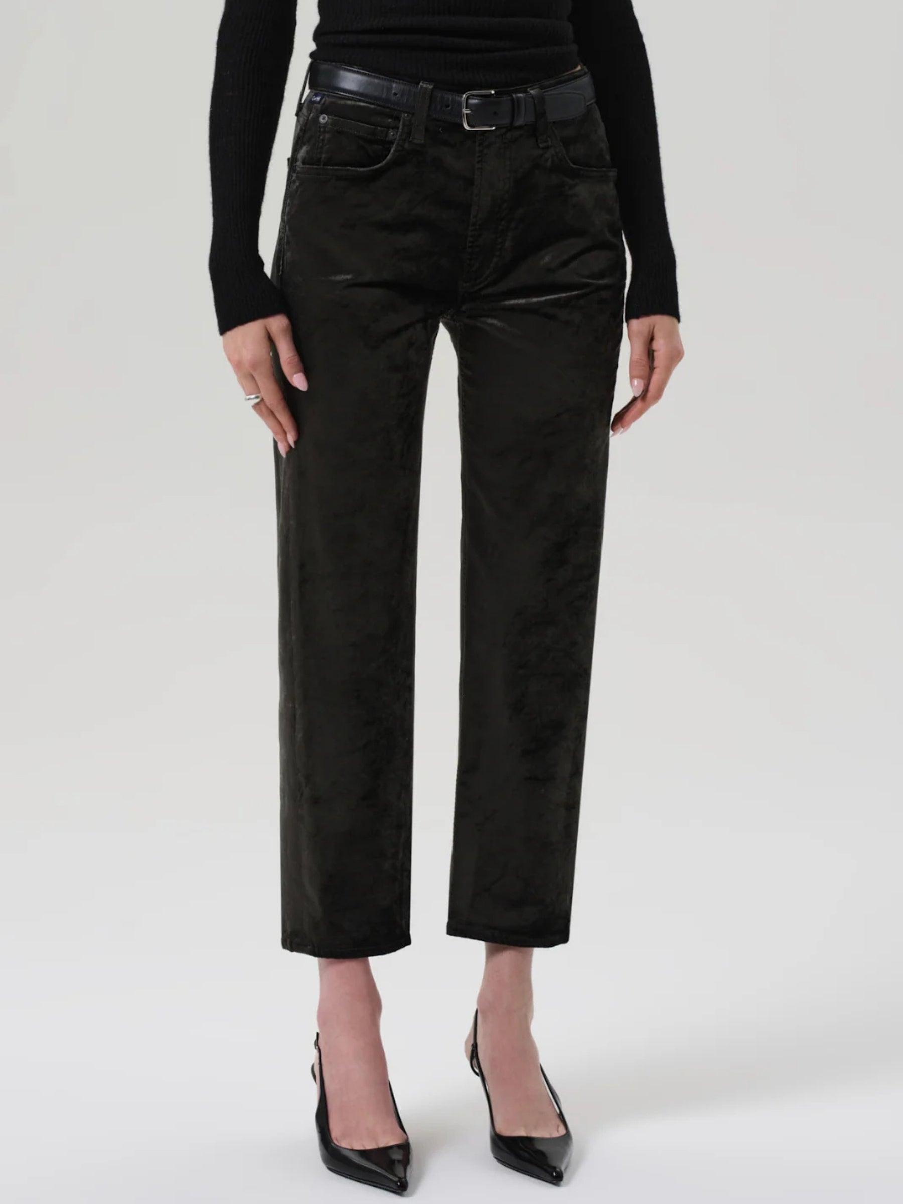 Velvet Delfina - Dark Green