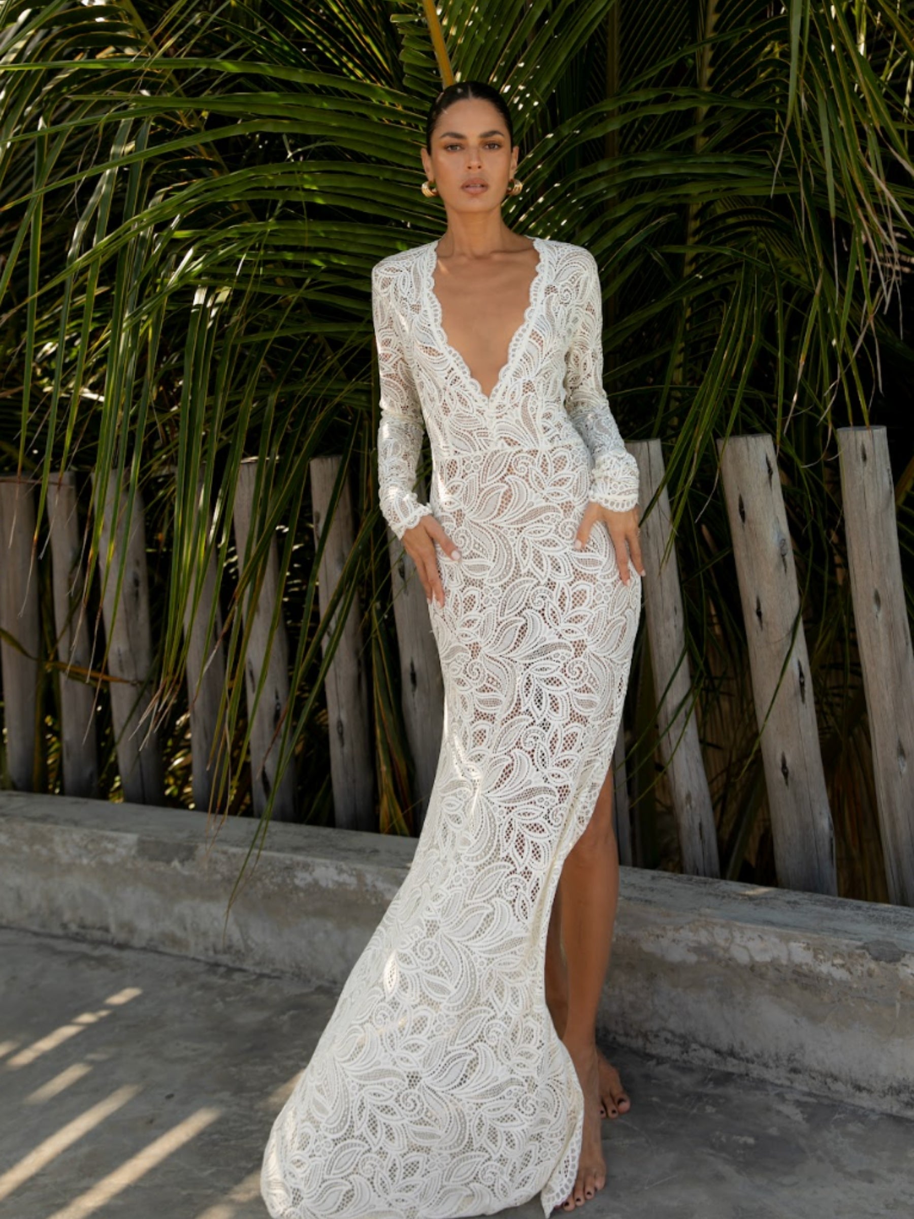 Esme Dress - Lace Ecru