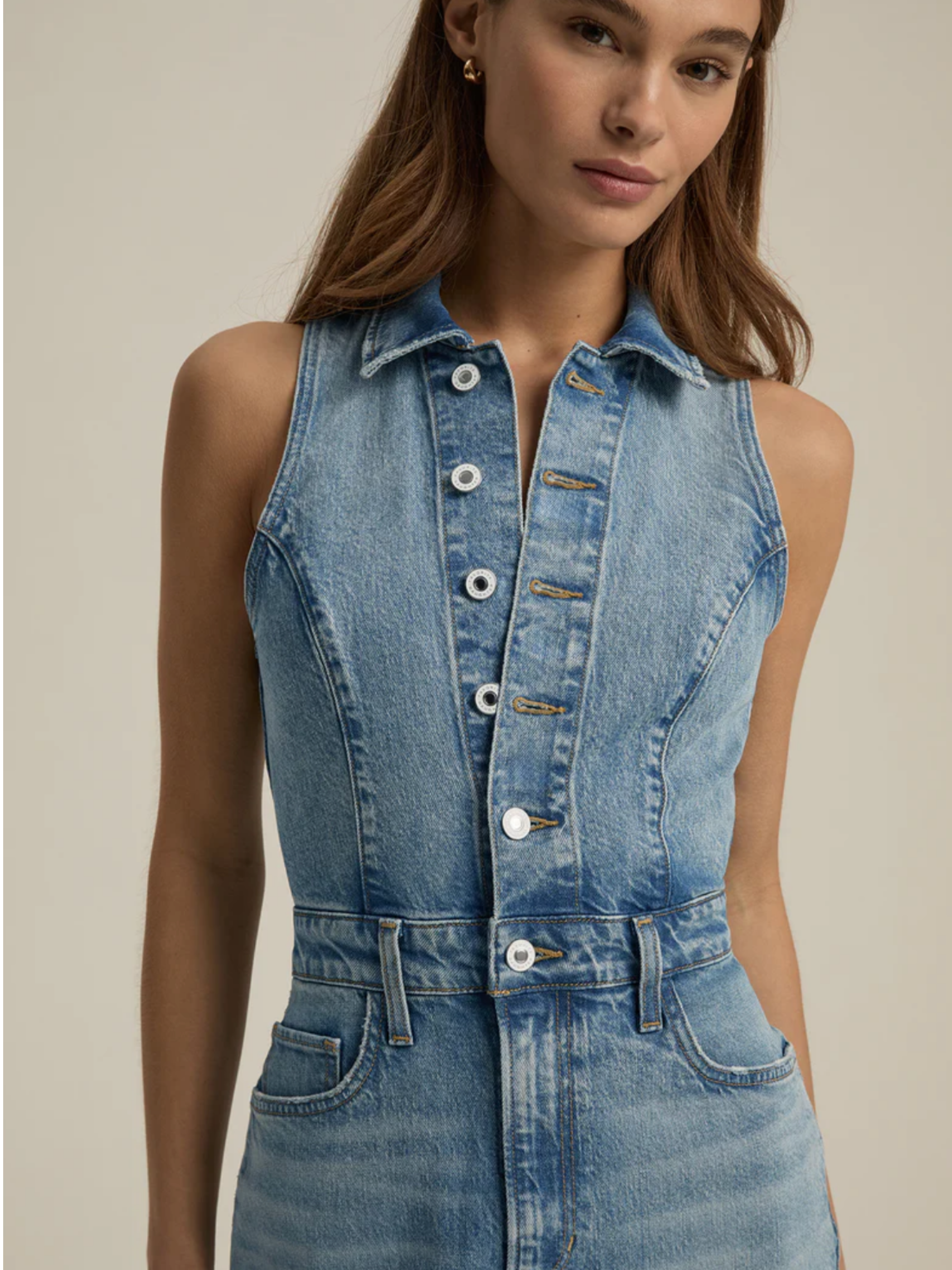 The Halter City Dress - Santa Barbara