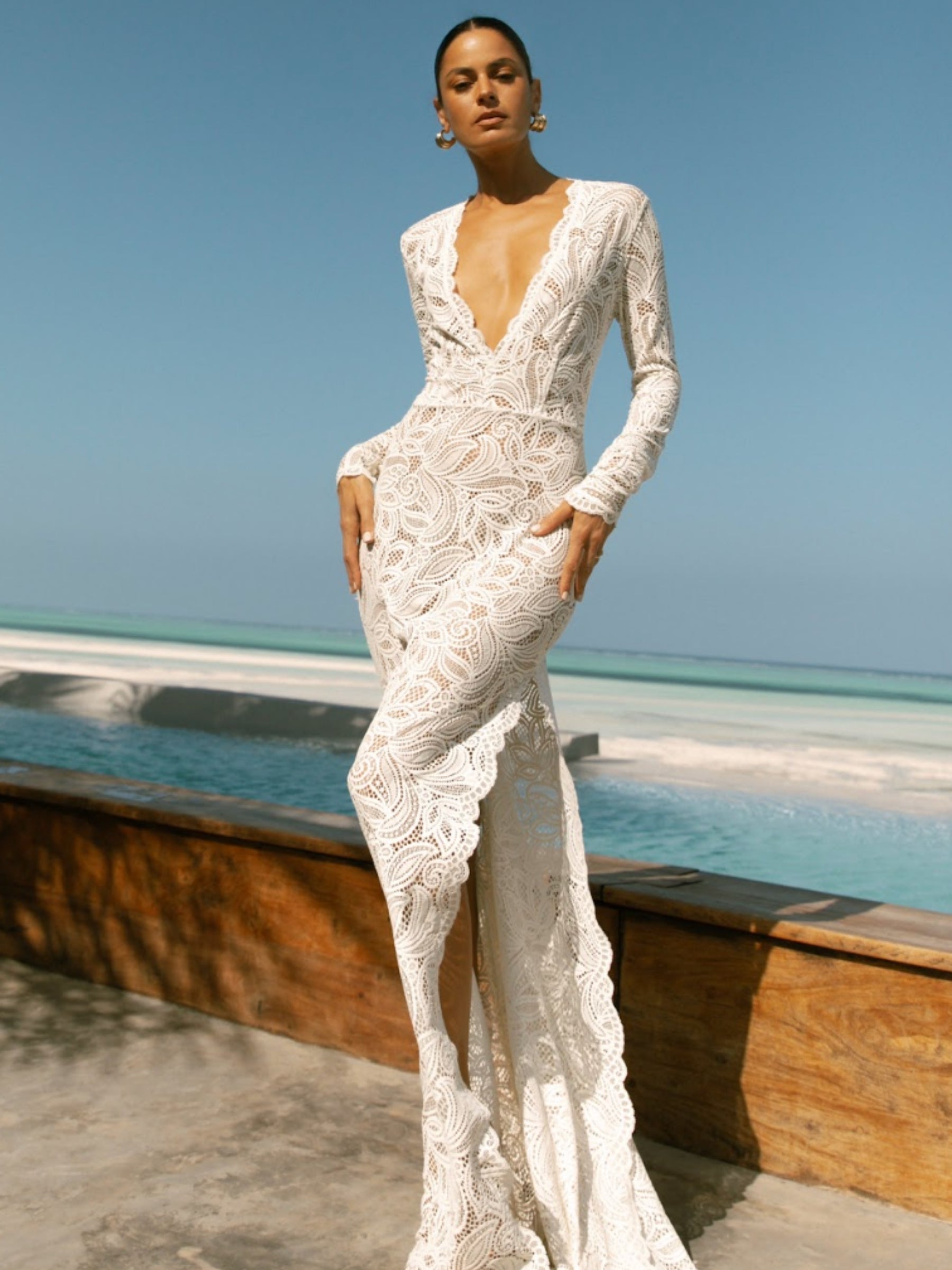 Esme Dress - Lace Ecru