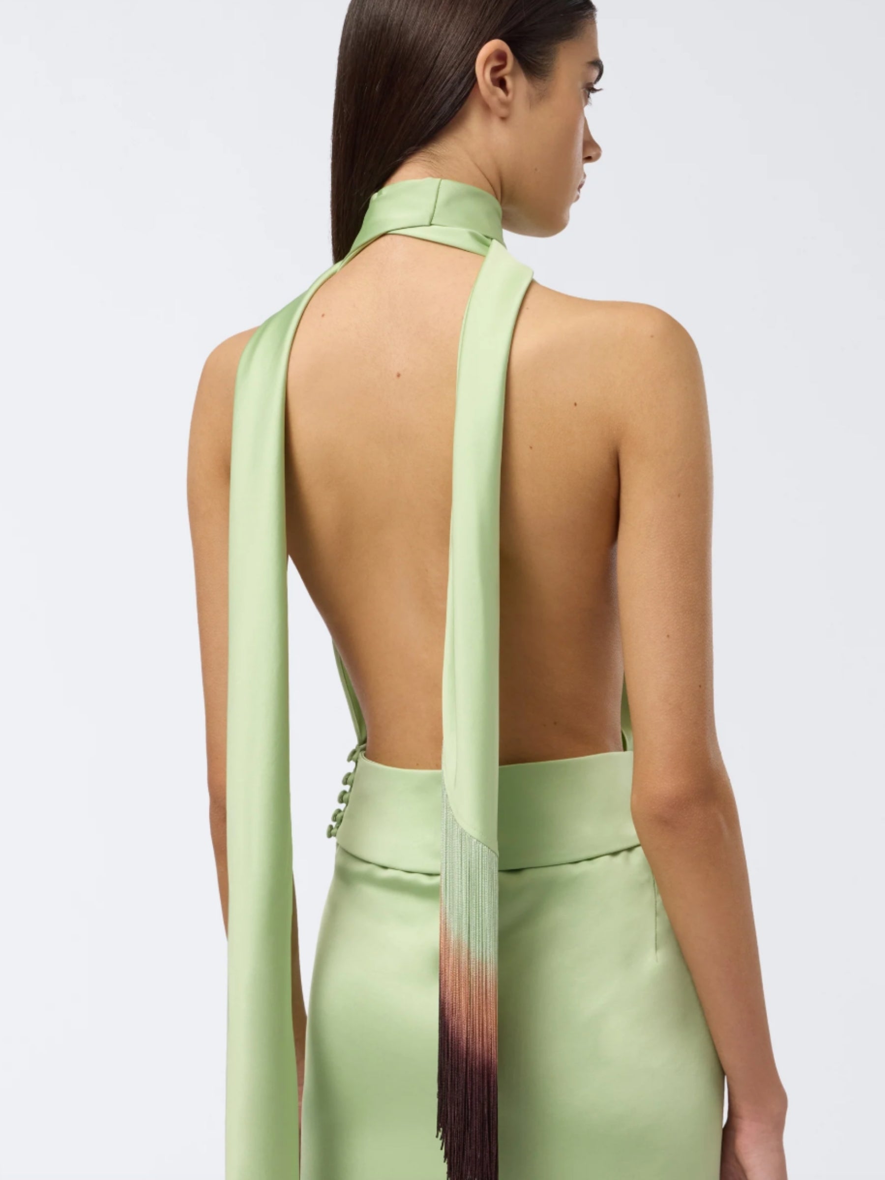 Willow Fringe Top - Mint