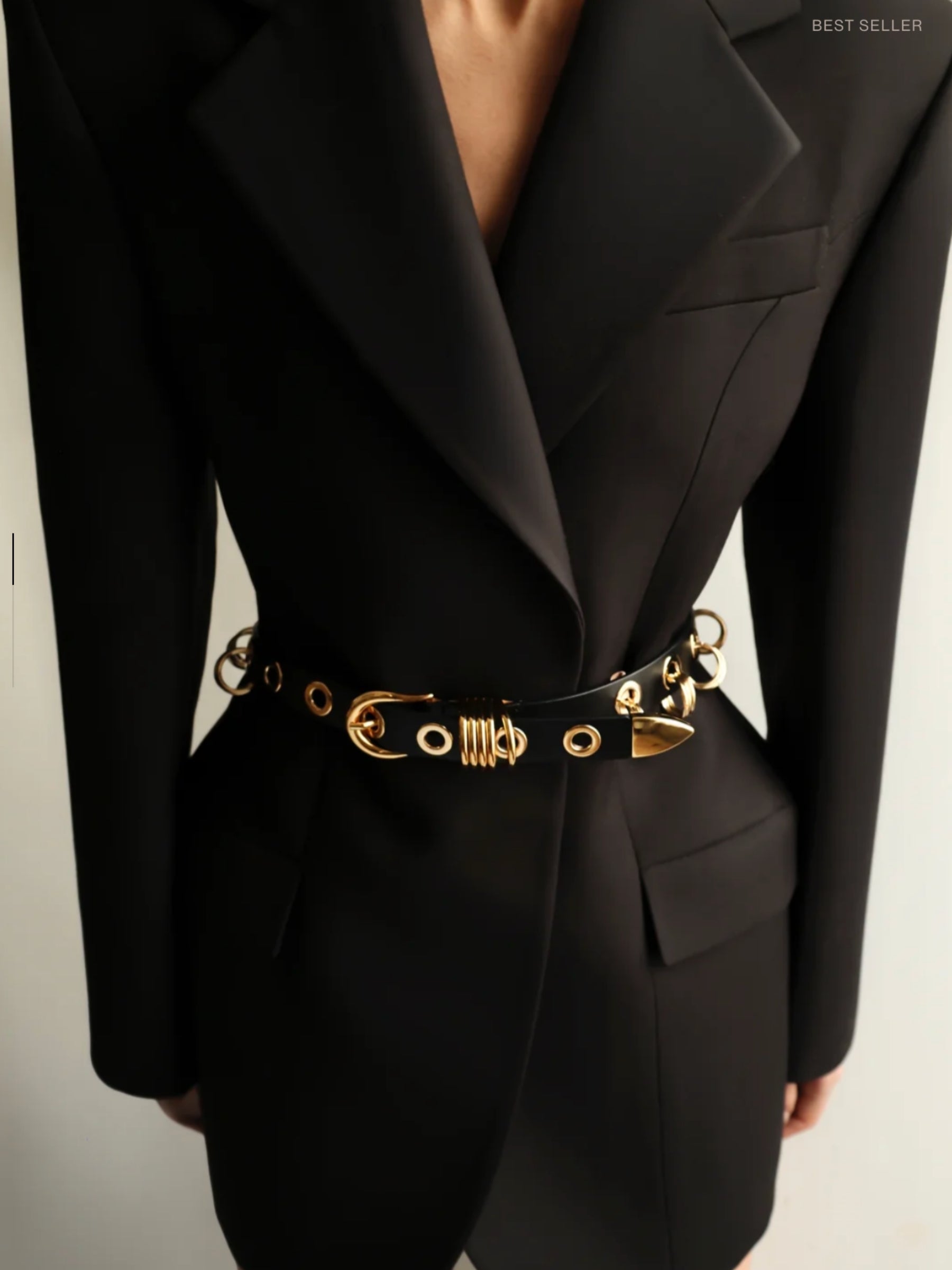 Revenge Belt - Black/Gold