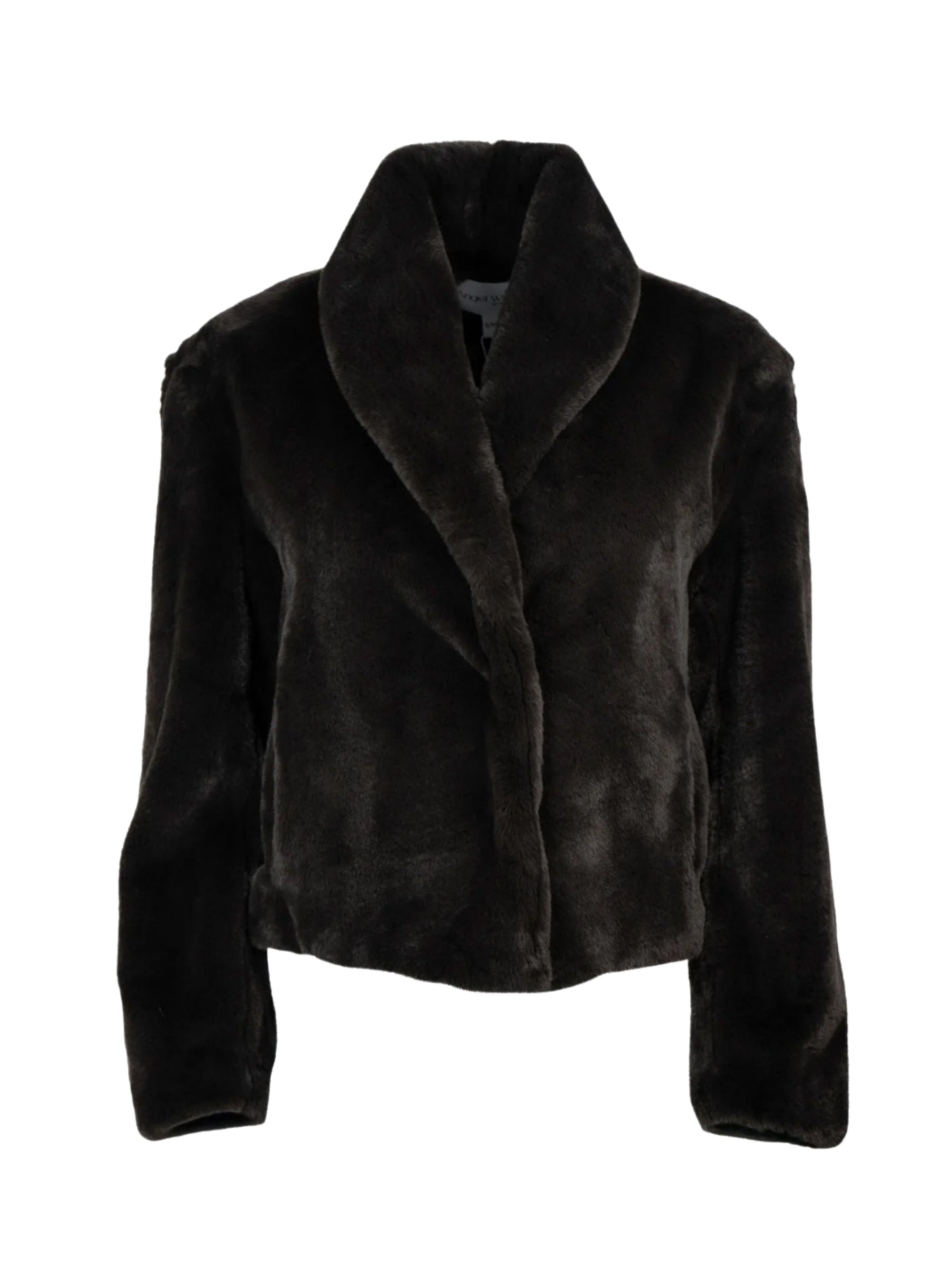 The Bear Den Crop Jacket - Chocolate