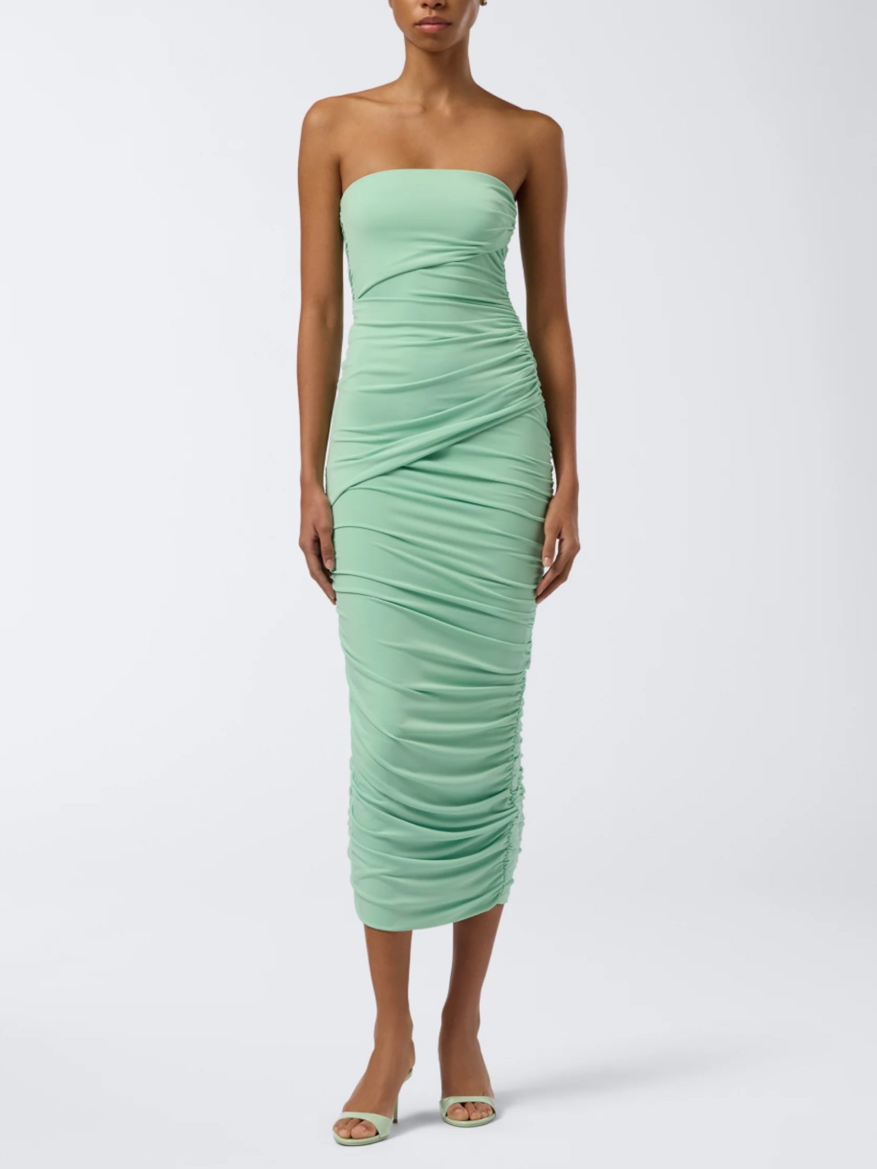 Winnie Midi Sleeveless Dress - Mint