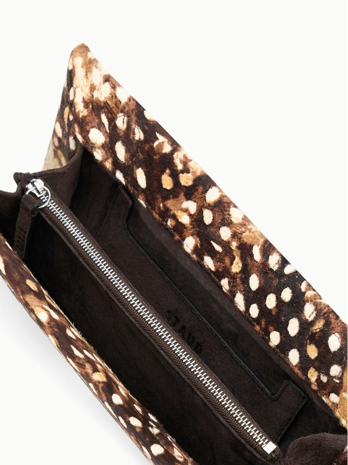 Muse Clutch - Fawn Calf Hair