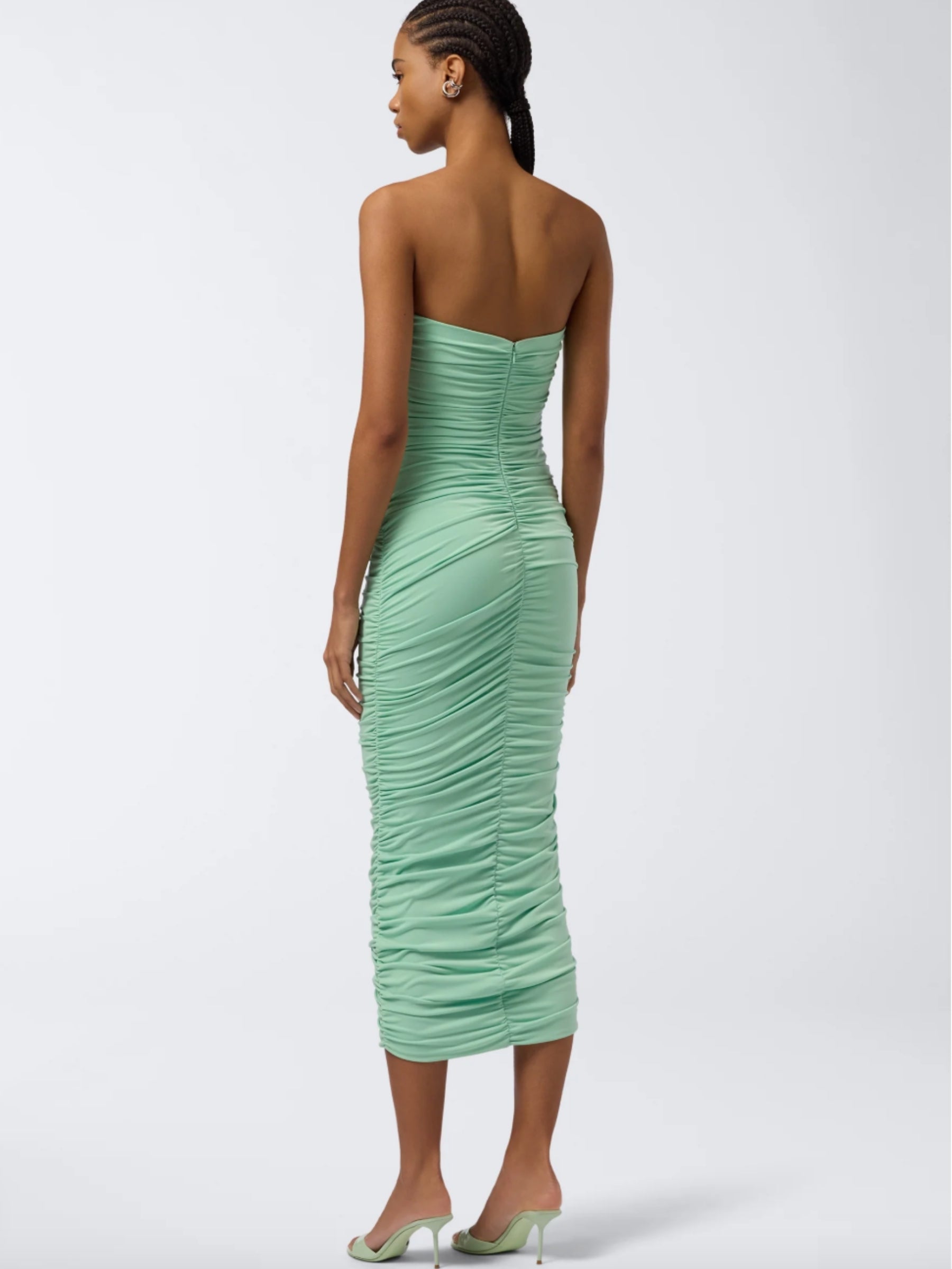 Winnie Midi Sleeveless Dress - Mint