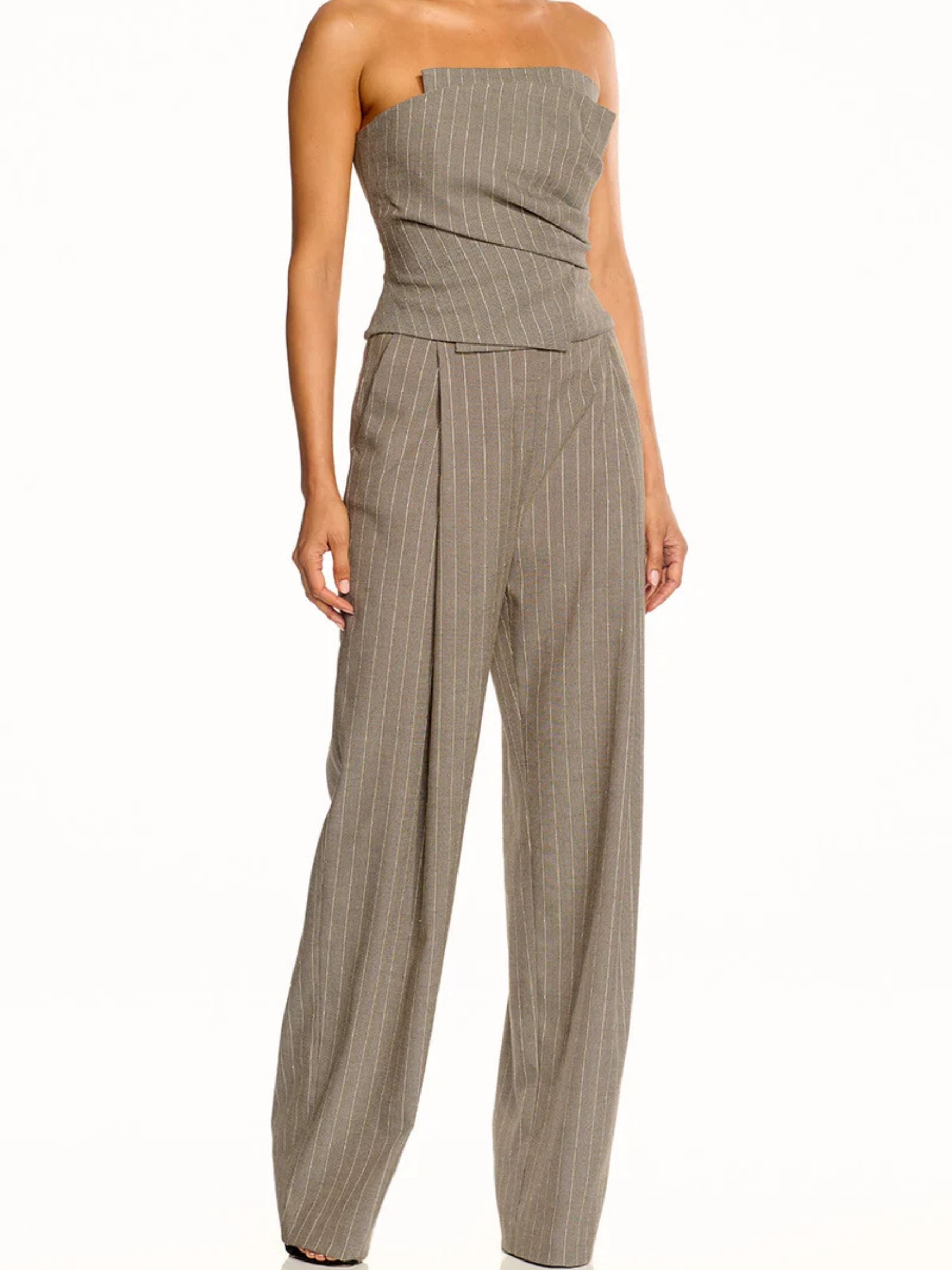 Boyfriend Trouser - Pinstripe