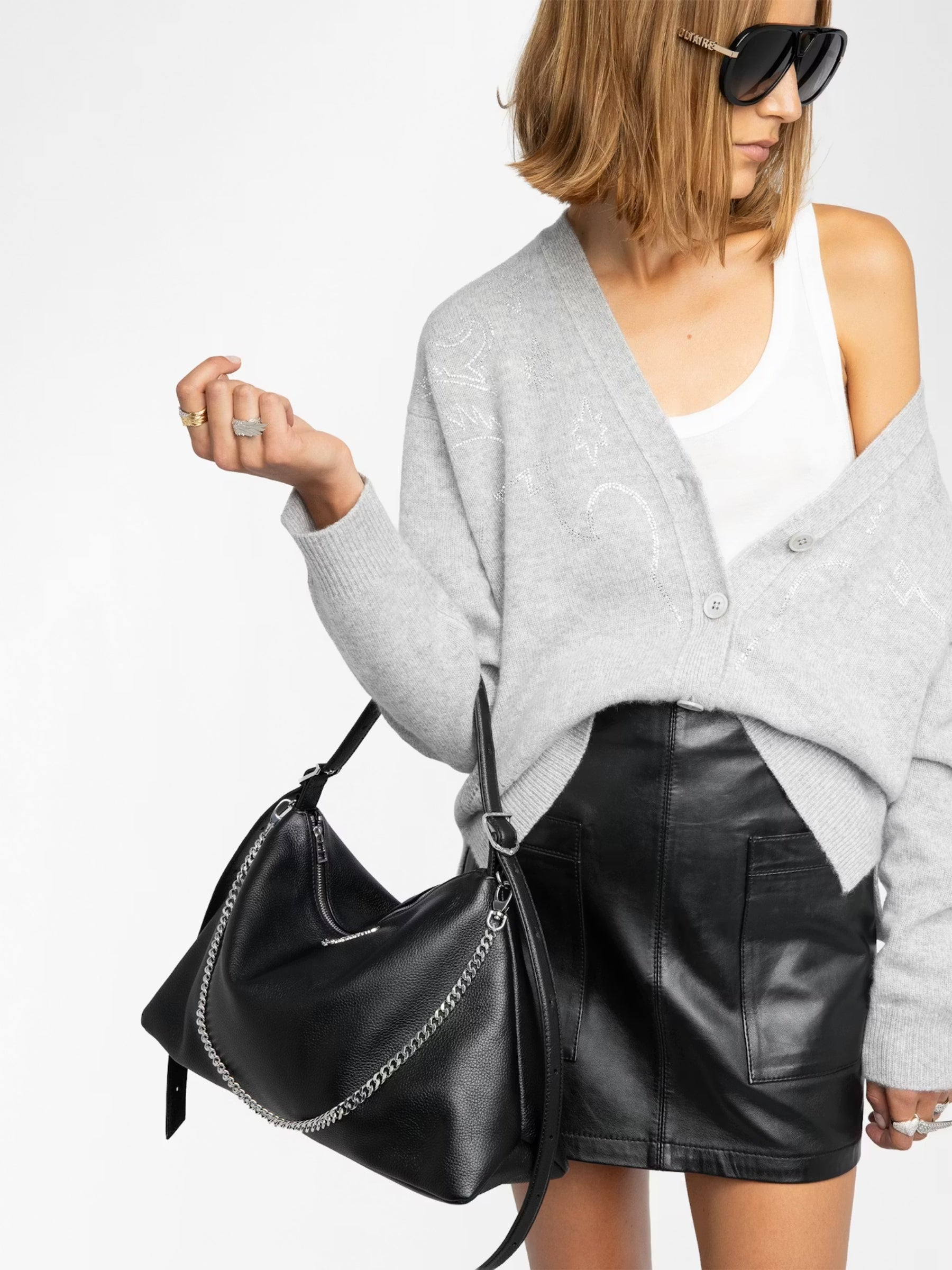 Mirkaz WS West Strauss Cardigan - Gis Chine Clai