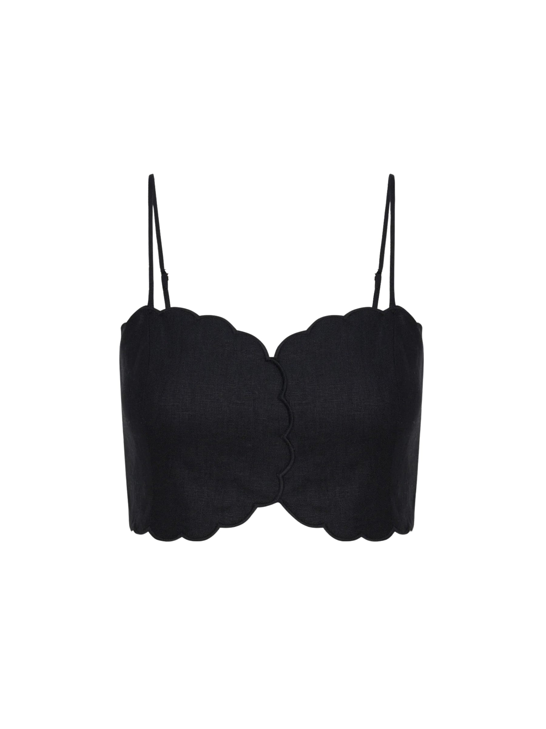 Delilah Top - Black by Hevron — view 3