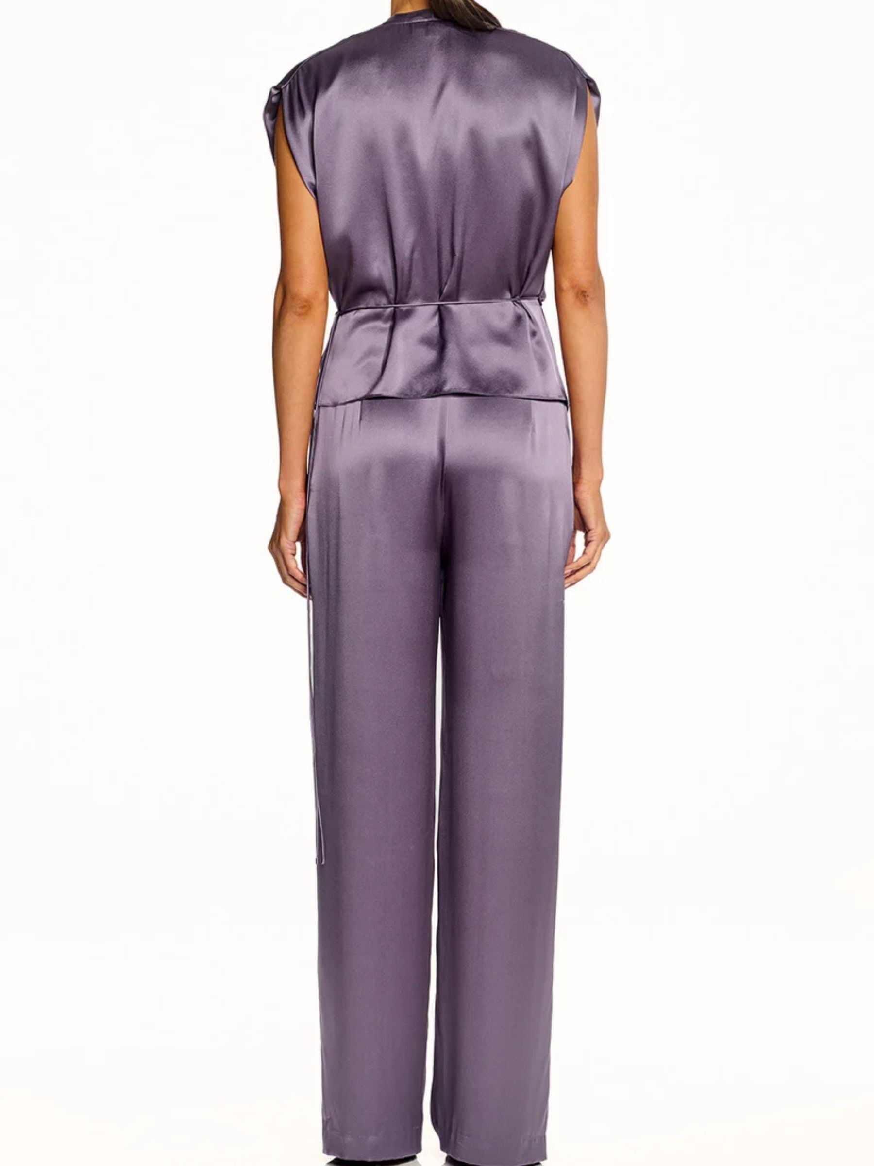 Relaxed Trouser - Smoky Plum