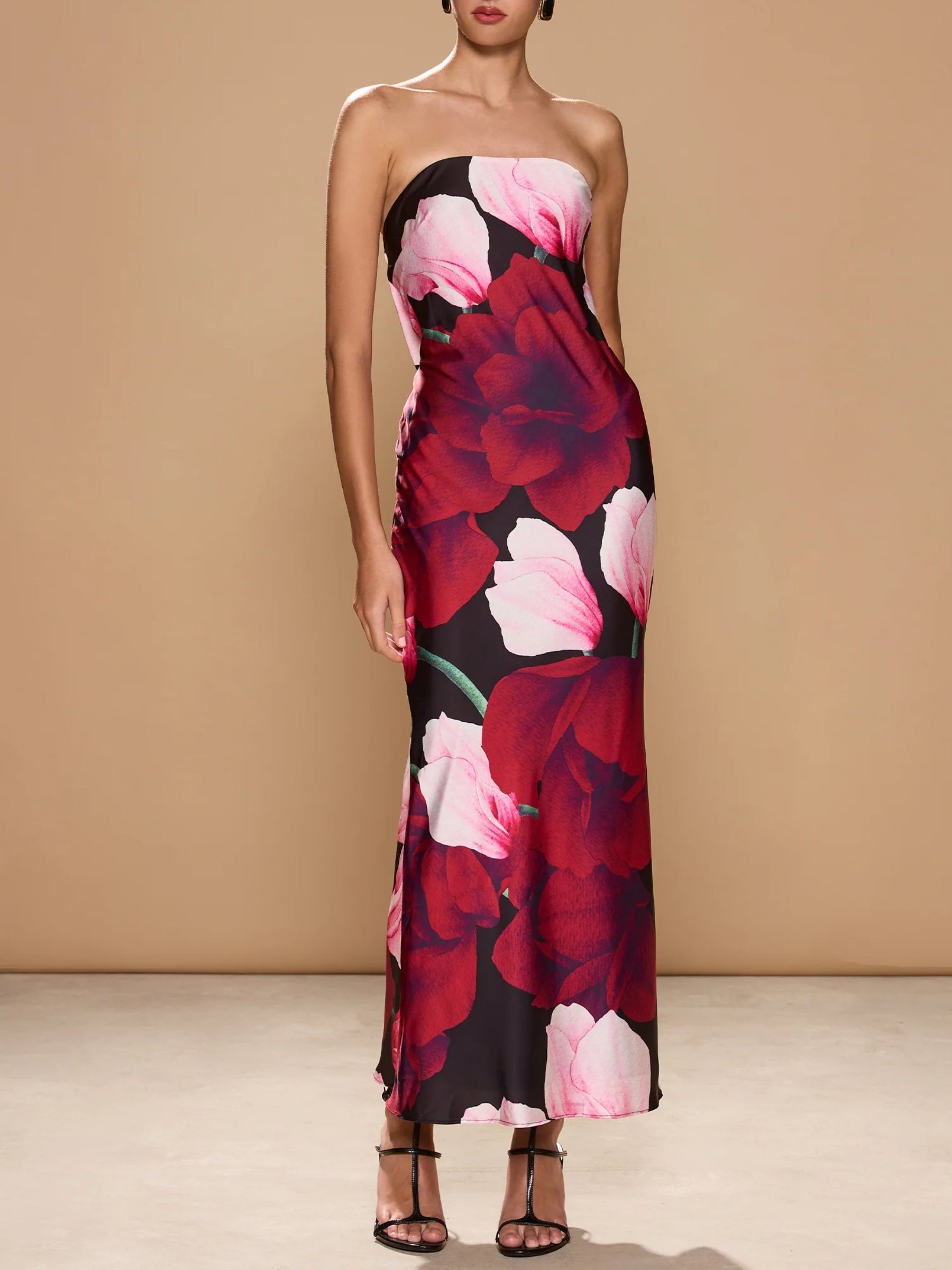 Alma Maxi Dress - Midnight Roses