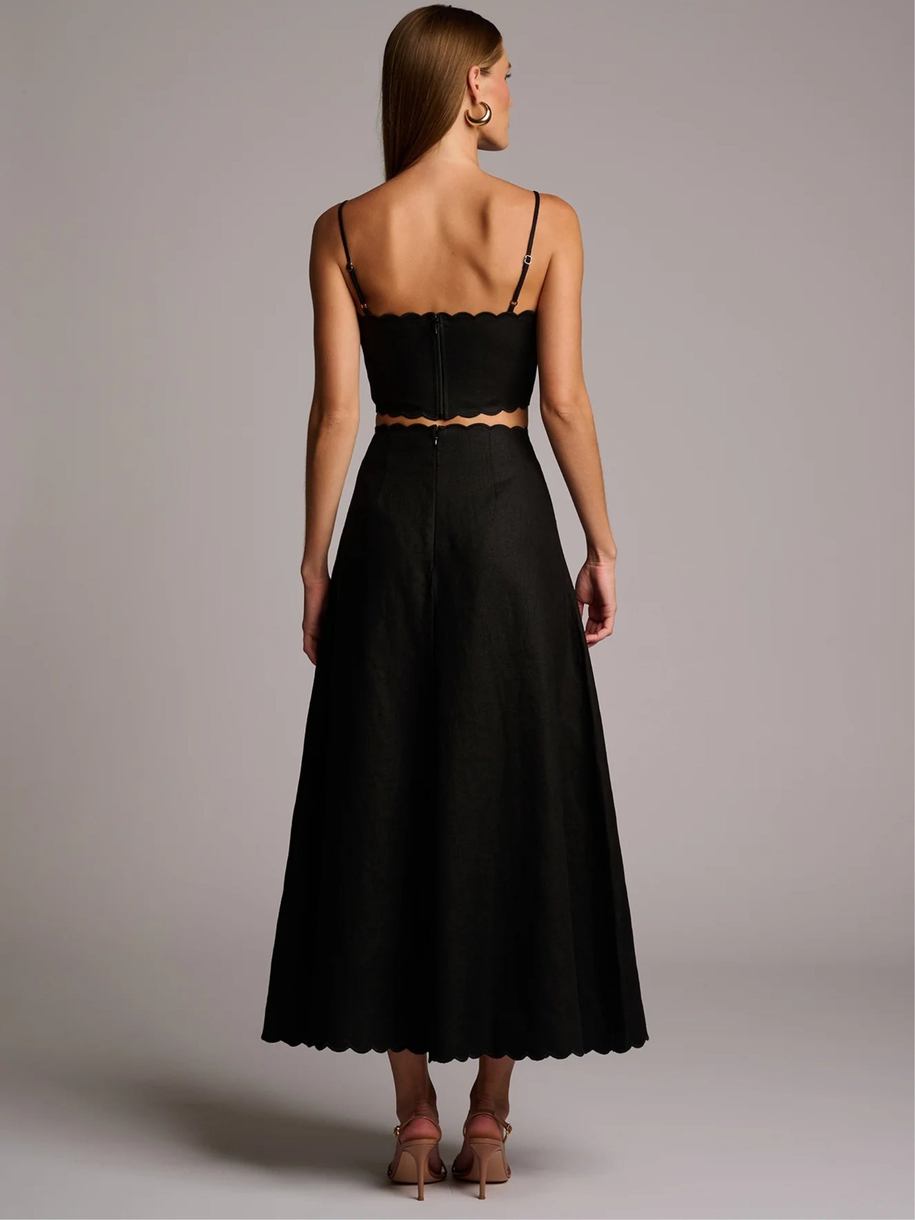 Issa Skirt - Black by Hevron — view 5