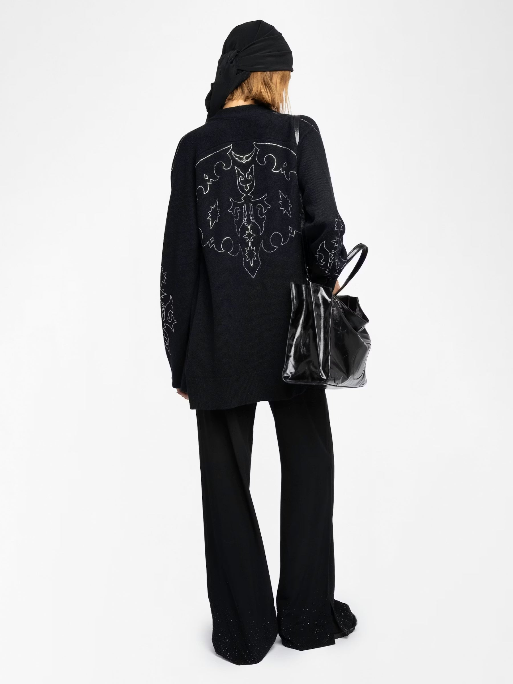 Salomy WS West Straus Belted Cardigan - Black