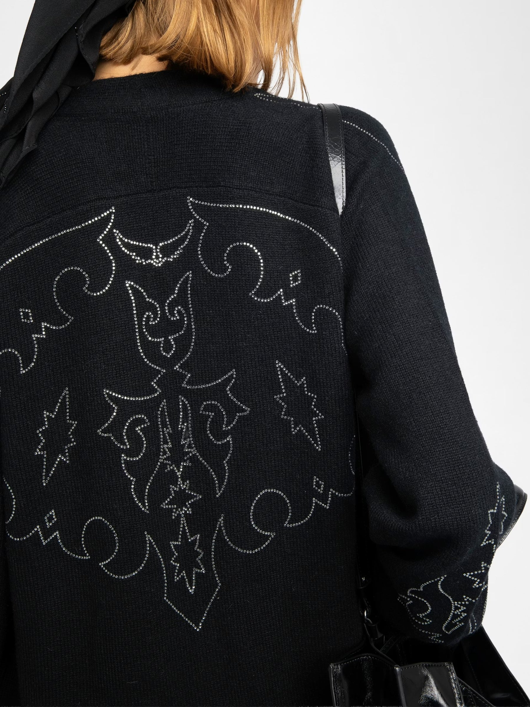 Salomy WS West Straus Belted Cardigan - Black